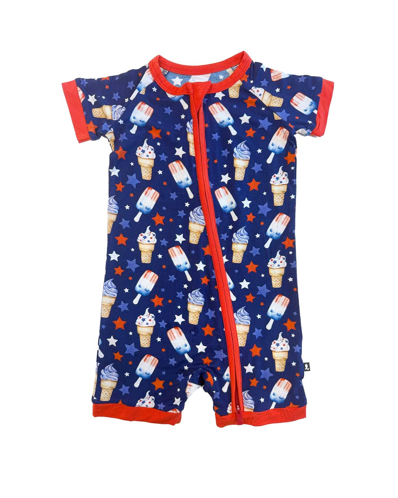Franklin Shorts Zippered Romper