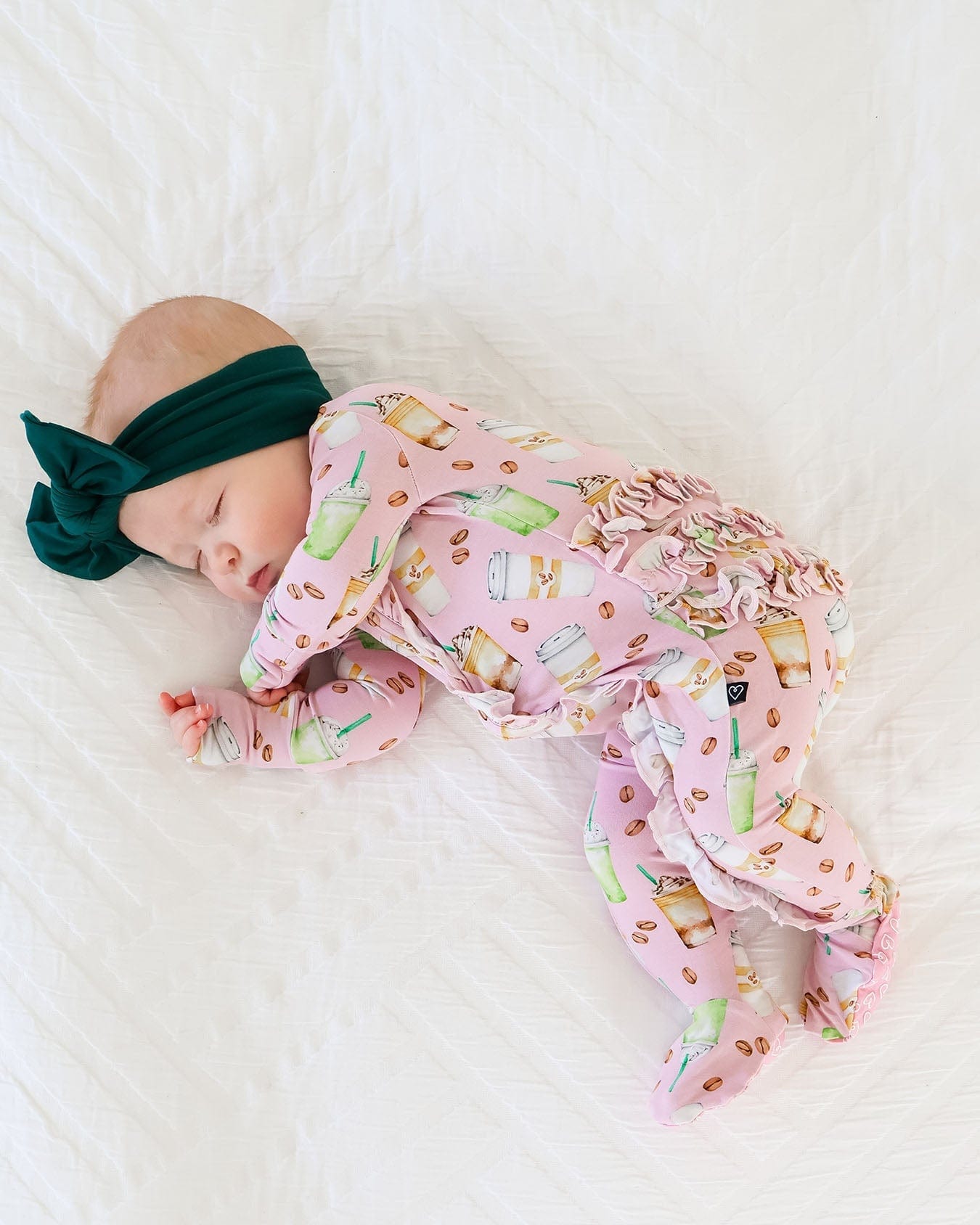 Star Ruffled Zippered Footie
