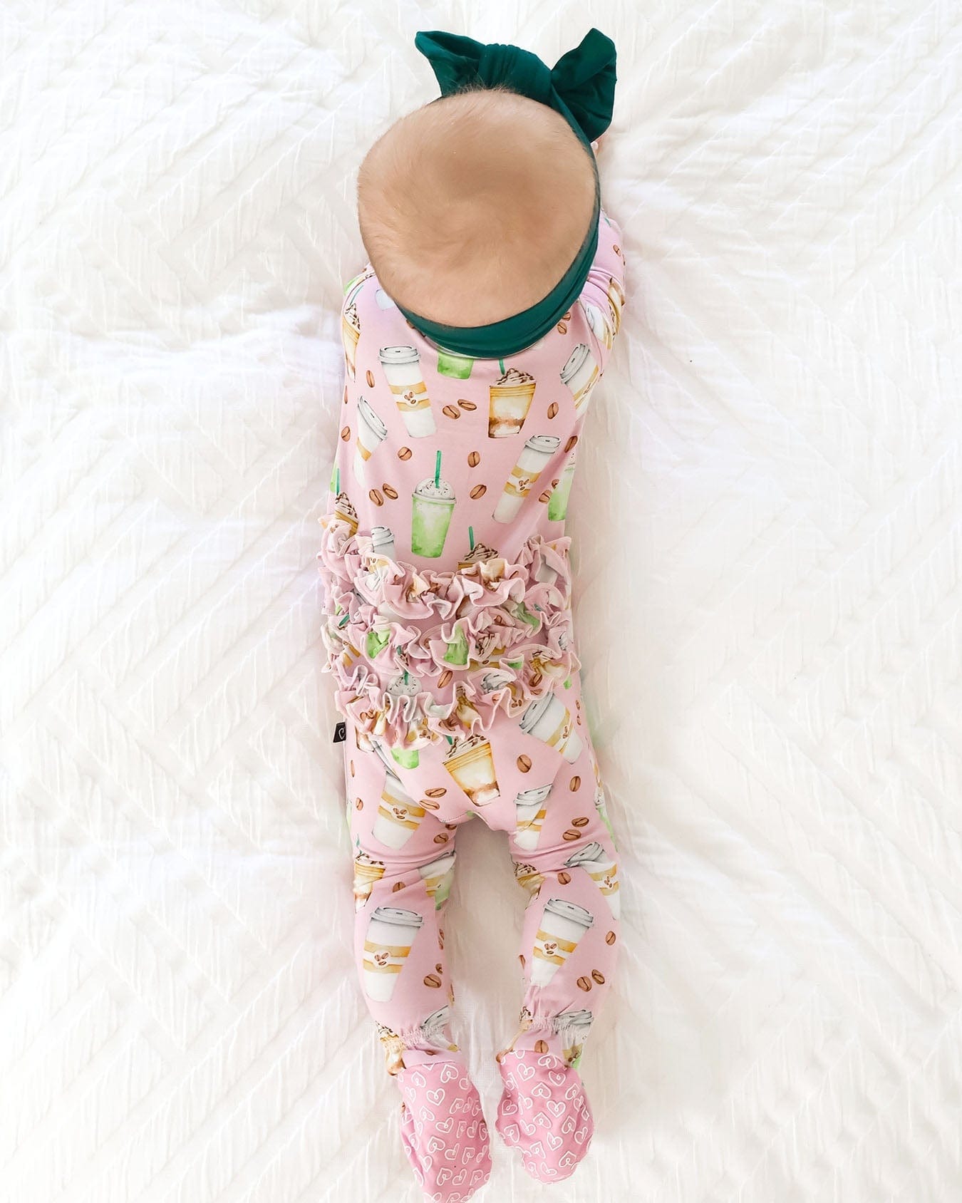 Star Ruffled Zippered Footie