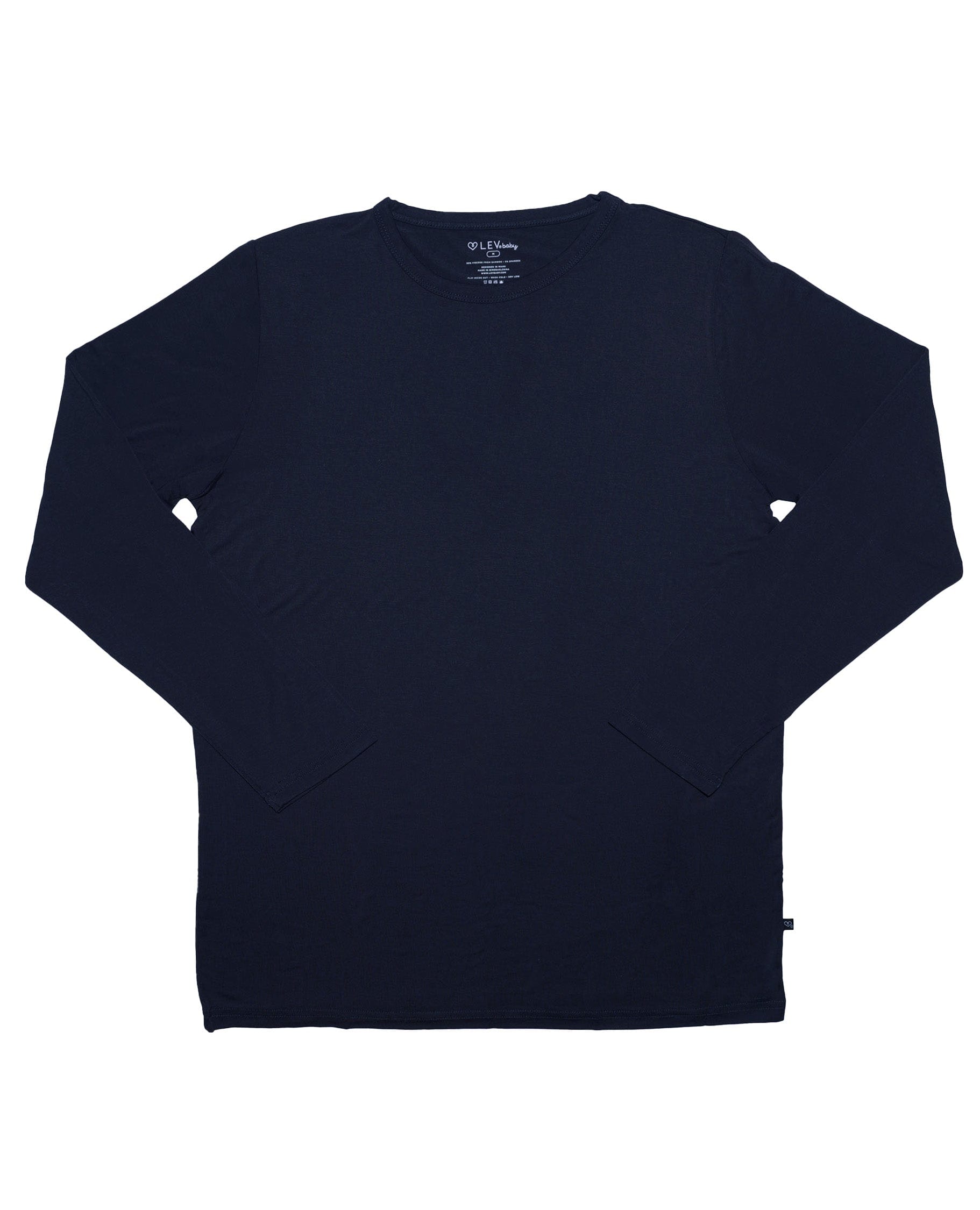 Wolf Bamboo Midnight Blue Men's Lounge Top