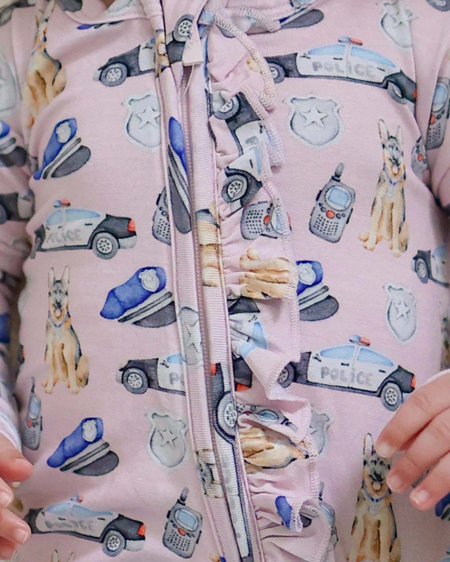 Justice Zippered Footie