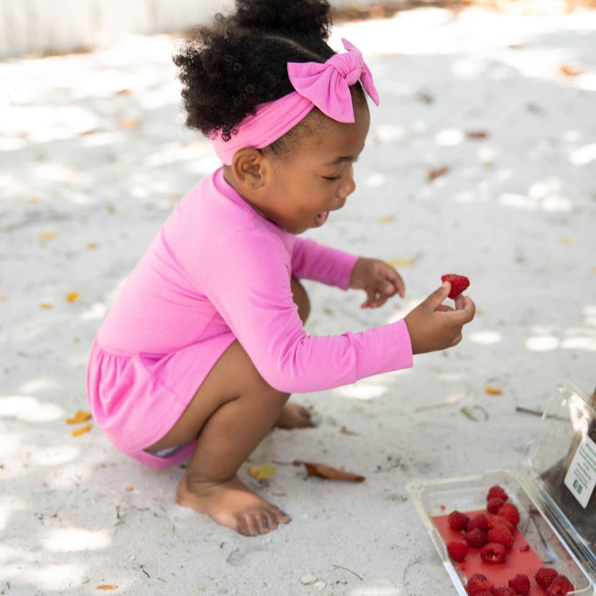 Raspberry Skirted Bodysuit