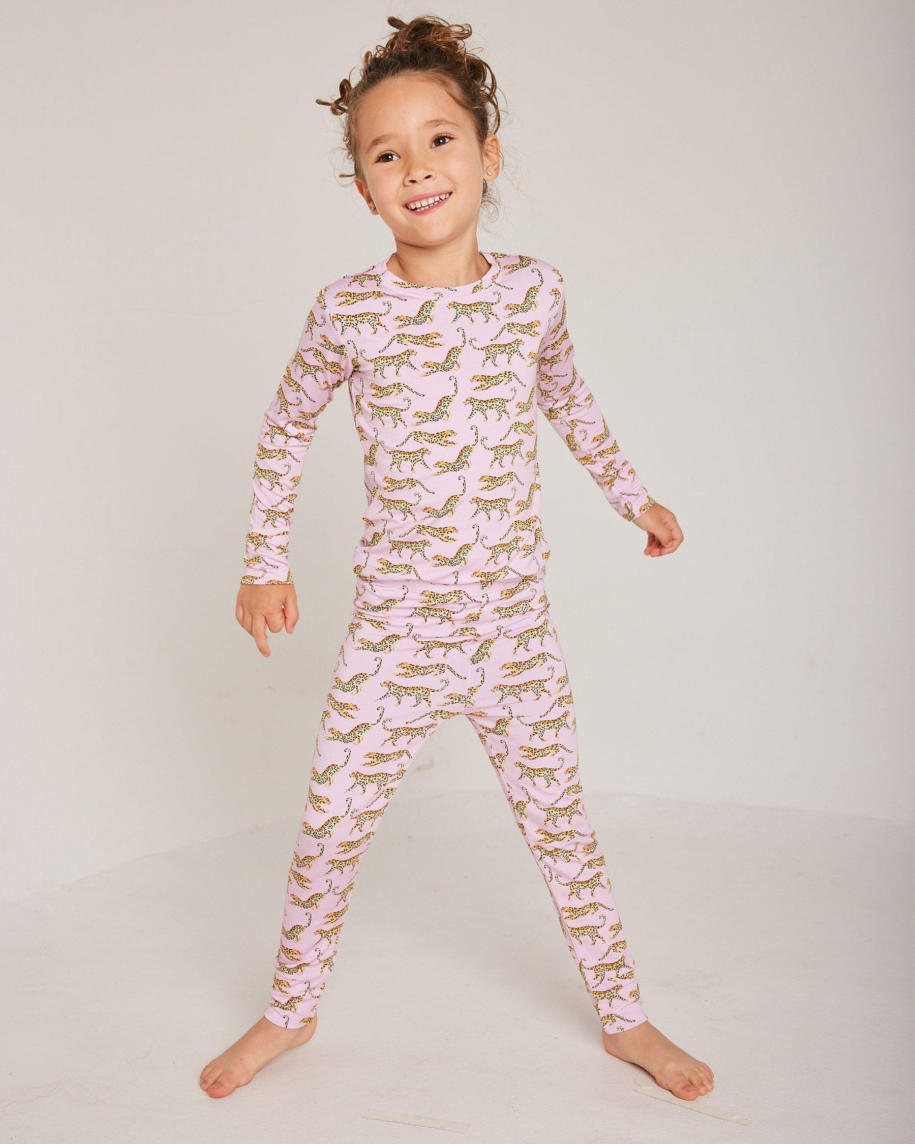 Cheetah Bamboo Pajama Set