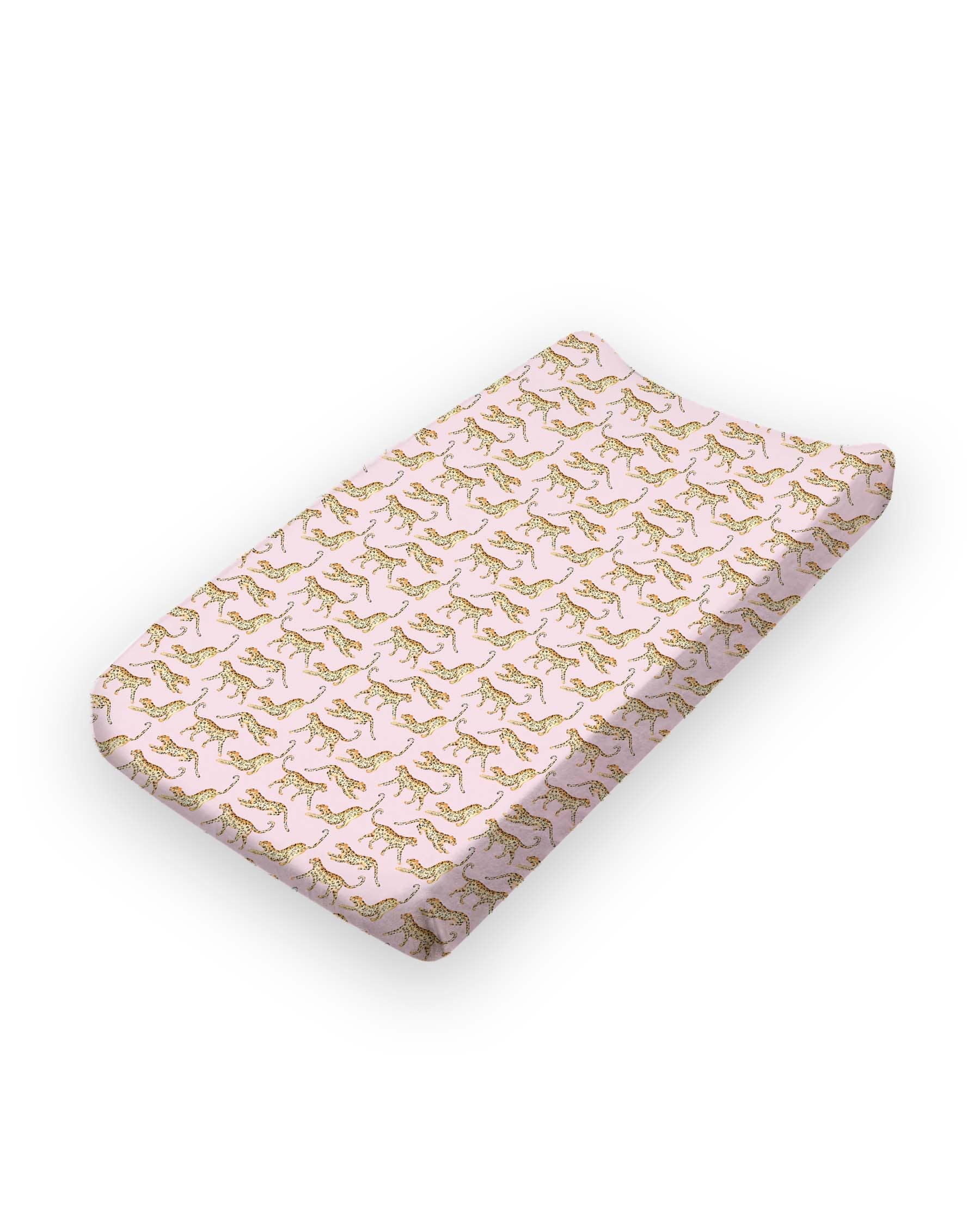 Cheetah Bamboo Changing Pad Cover