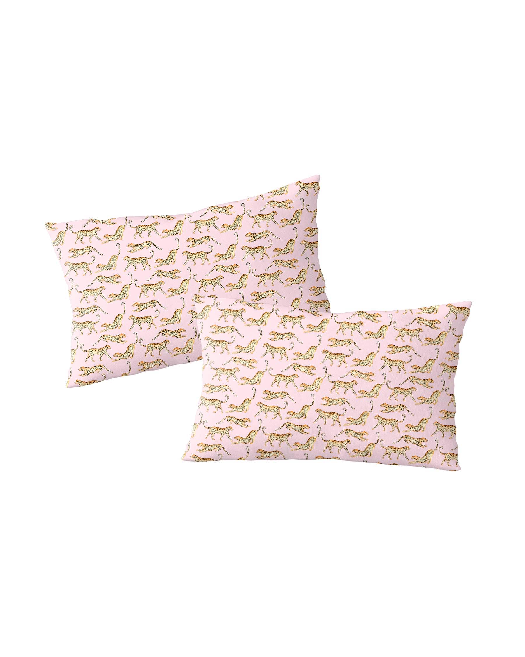 Sustainable Bamboo Cheetah Pillowcases: Set of 2