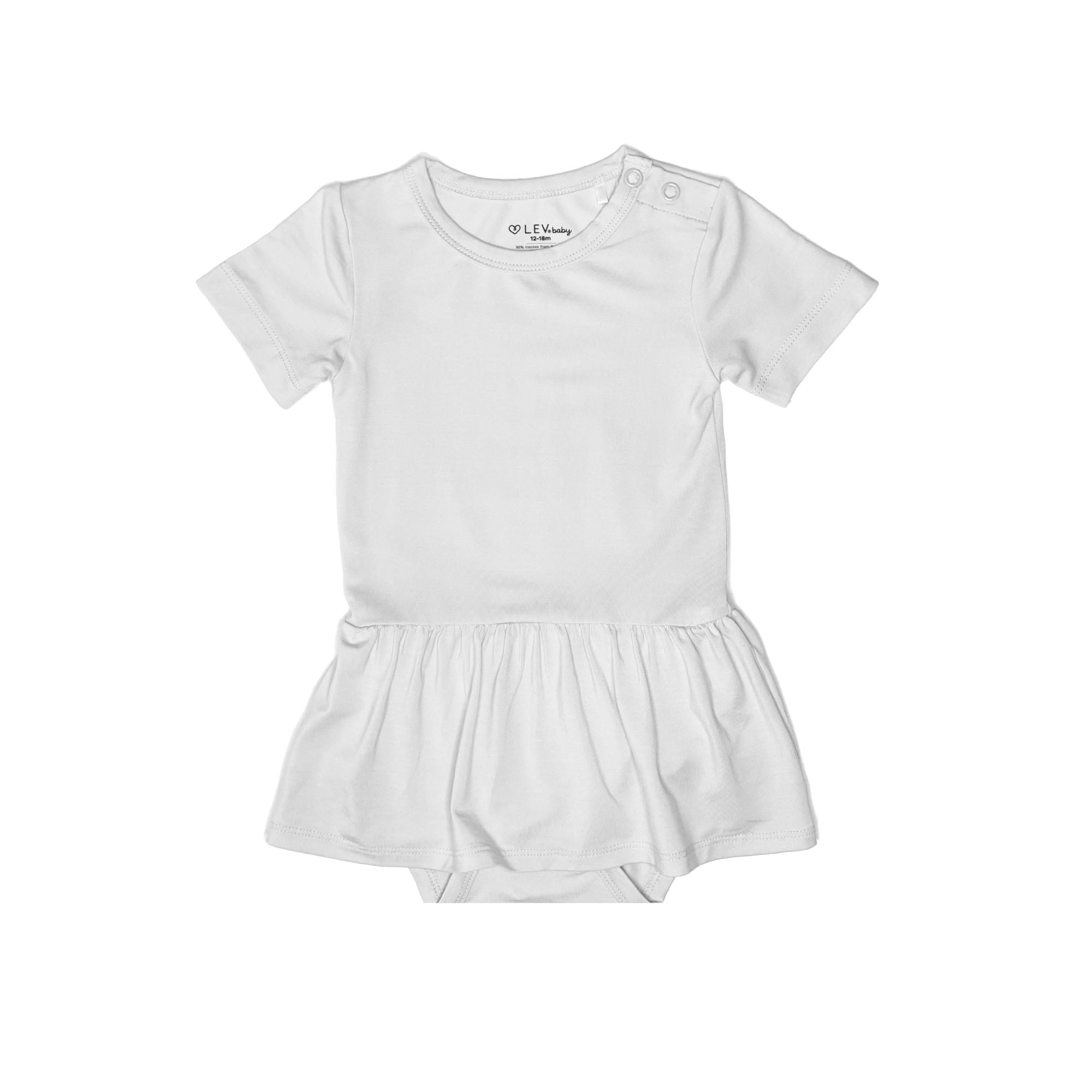 Stone Gray Skirted Bodysuit