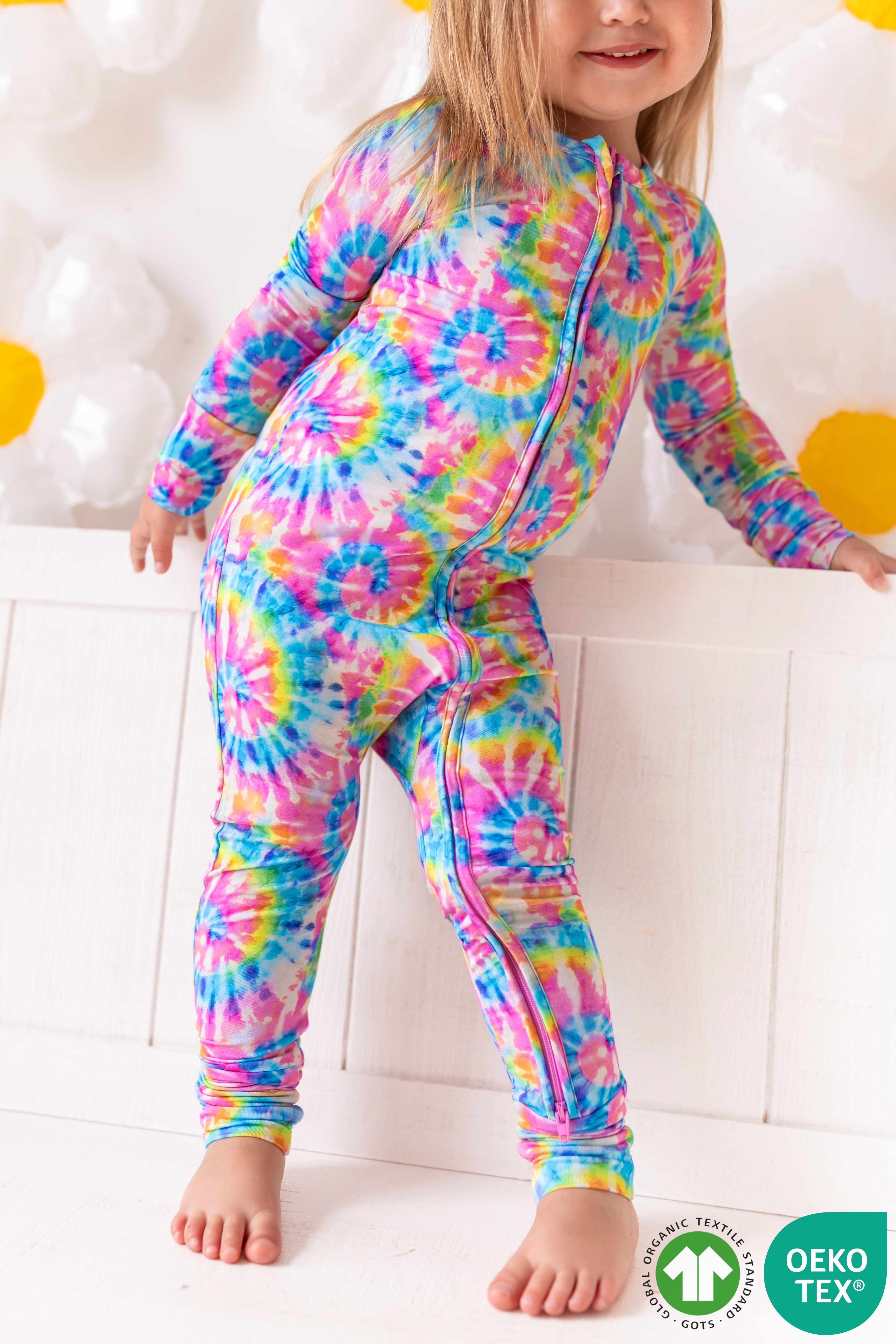 Rainbow Tie Dye Convertible Romper