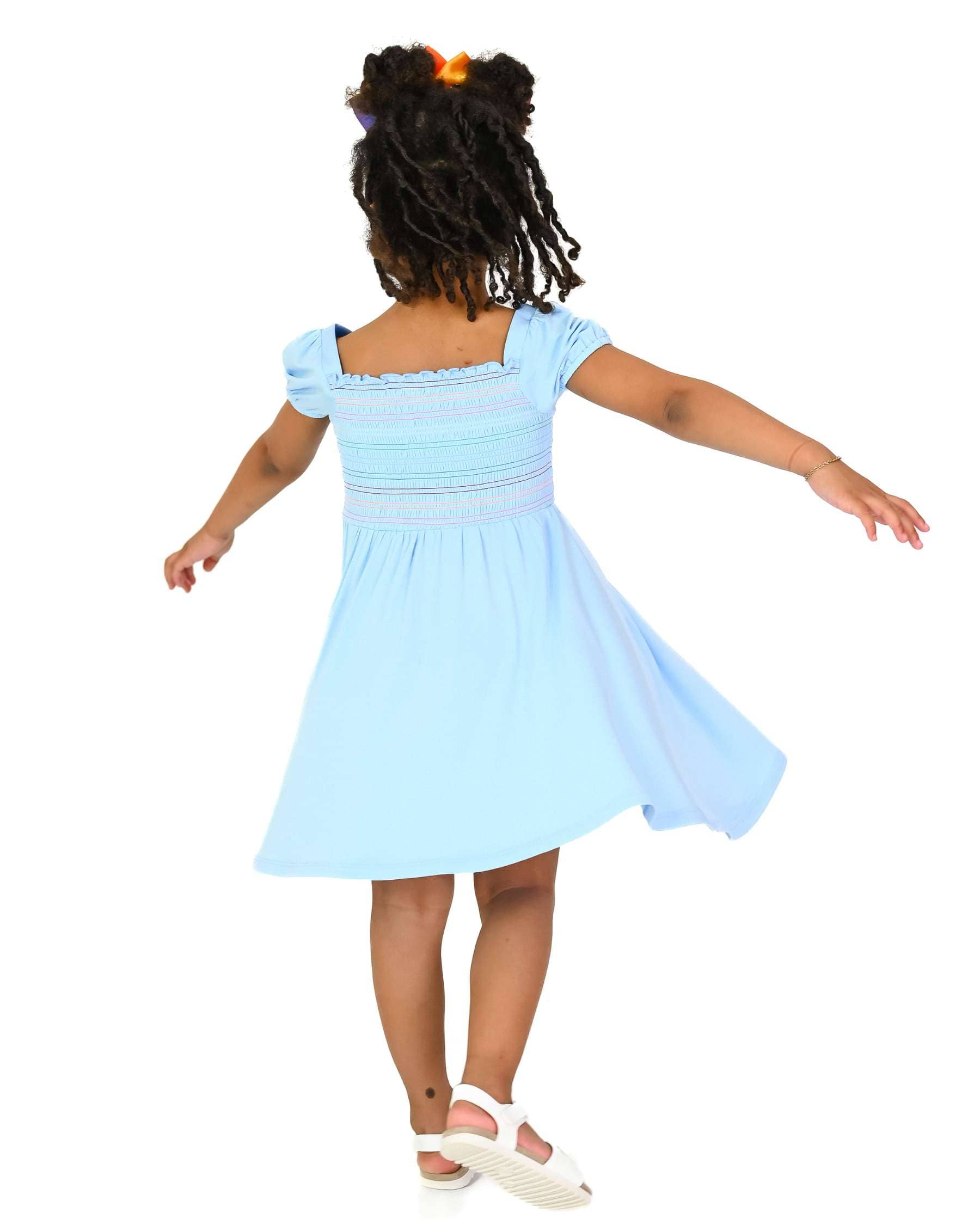 Jenna Smocked Bubble Twirl Dress