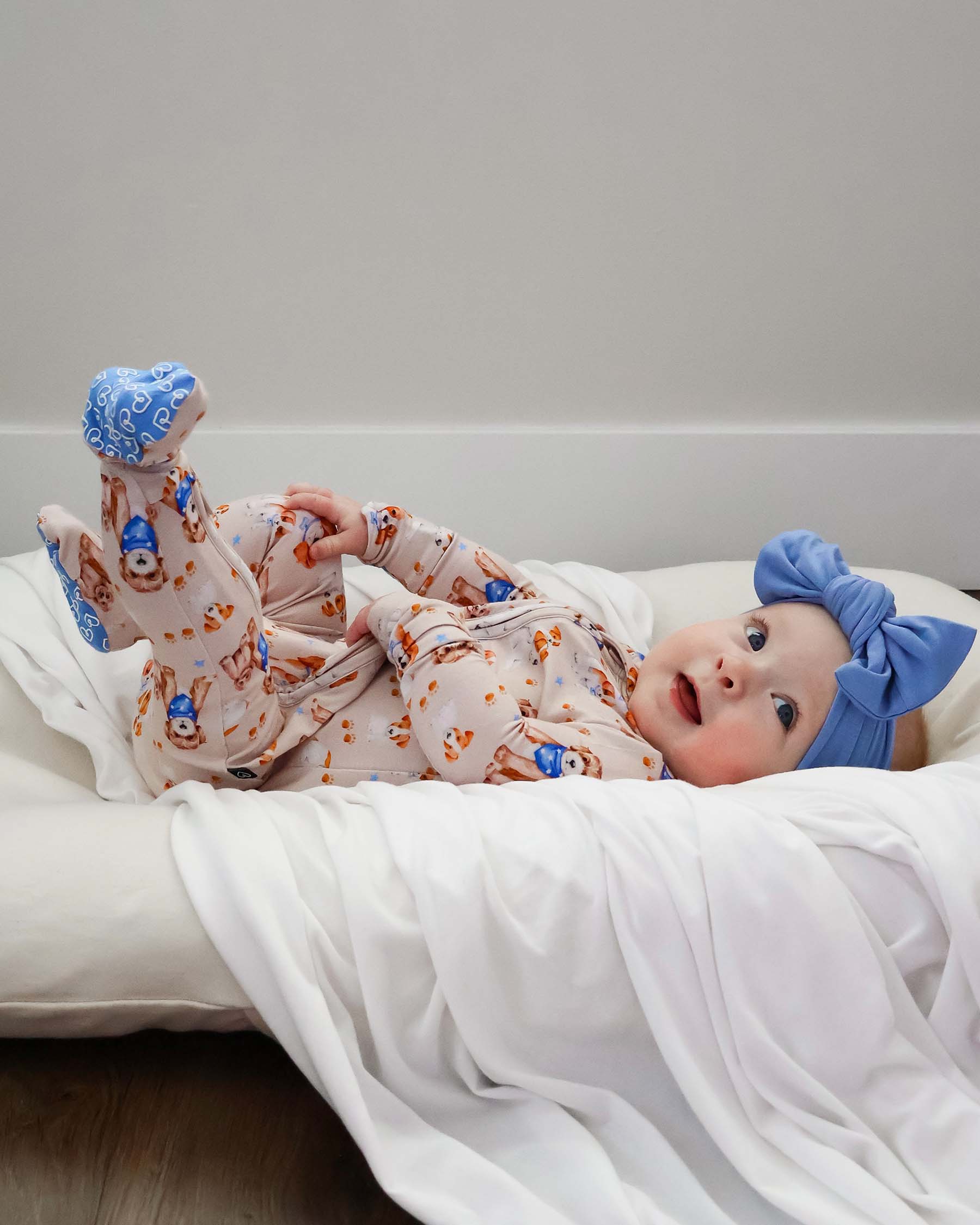 Bailey Zippered Footie