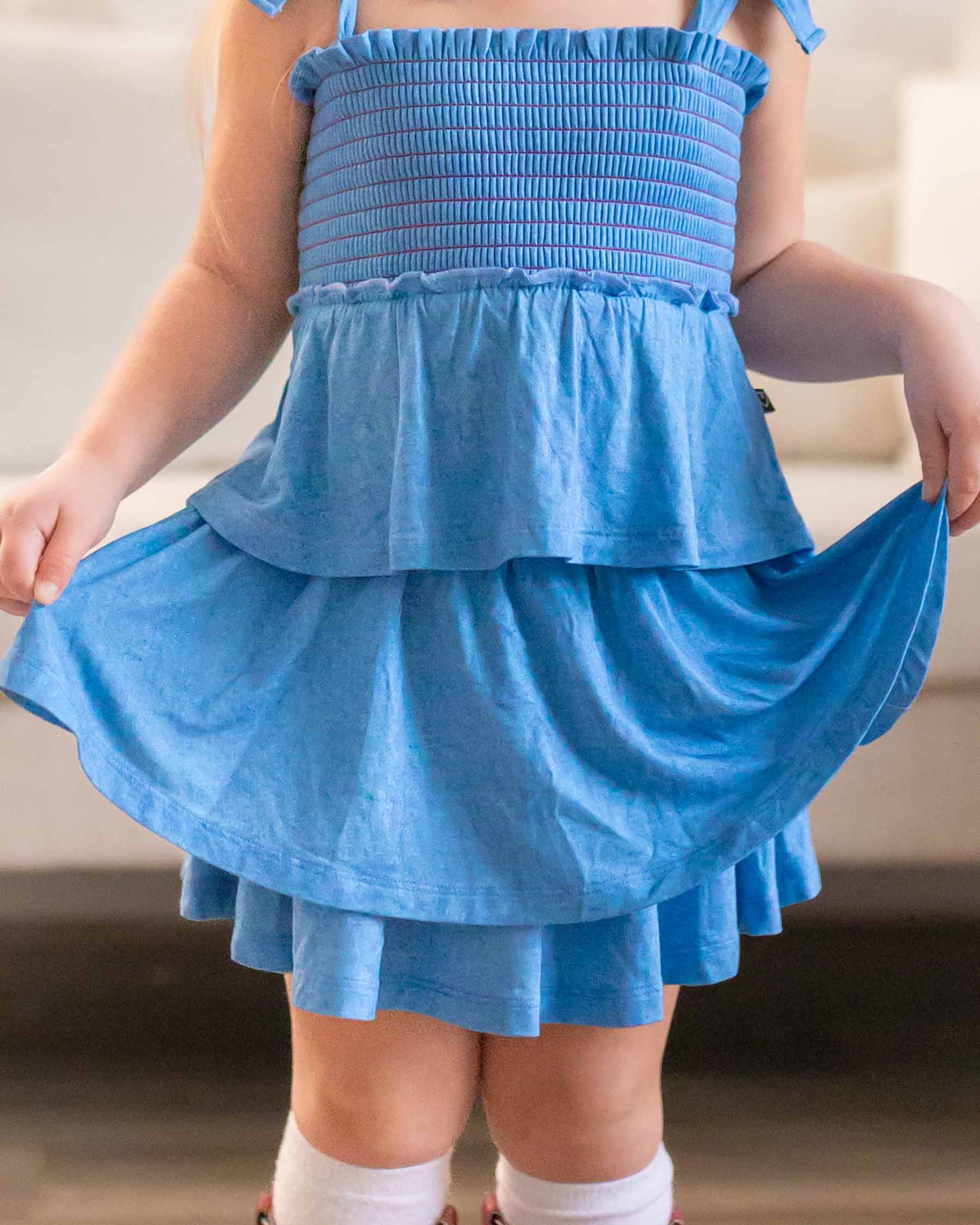 Denim Double Layer Skort