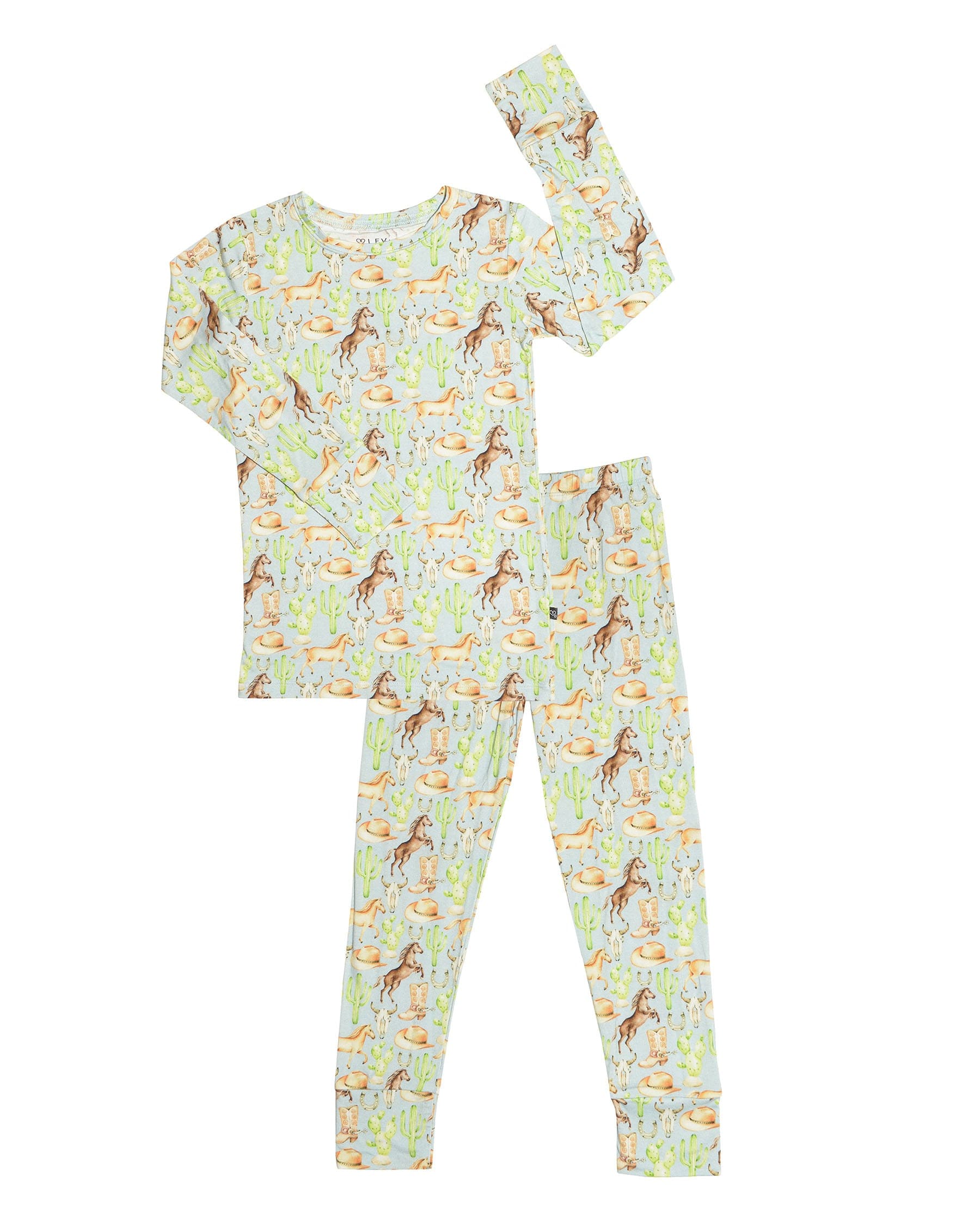 Lev Baby Western Pajama Set