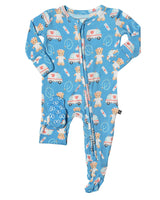 Hero Zippered Footie