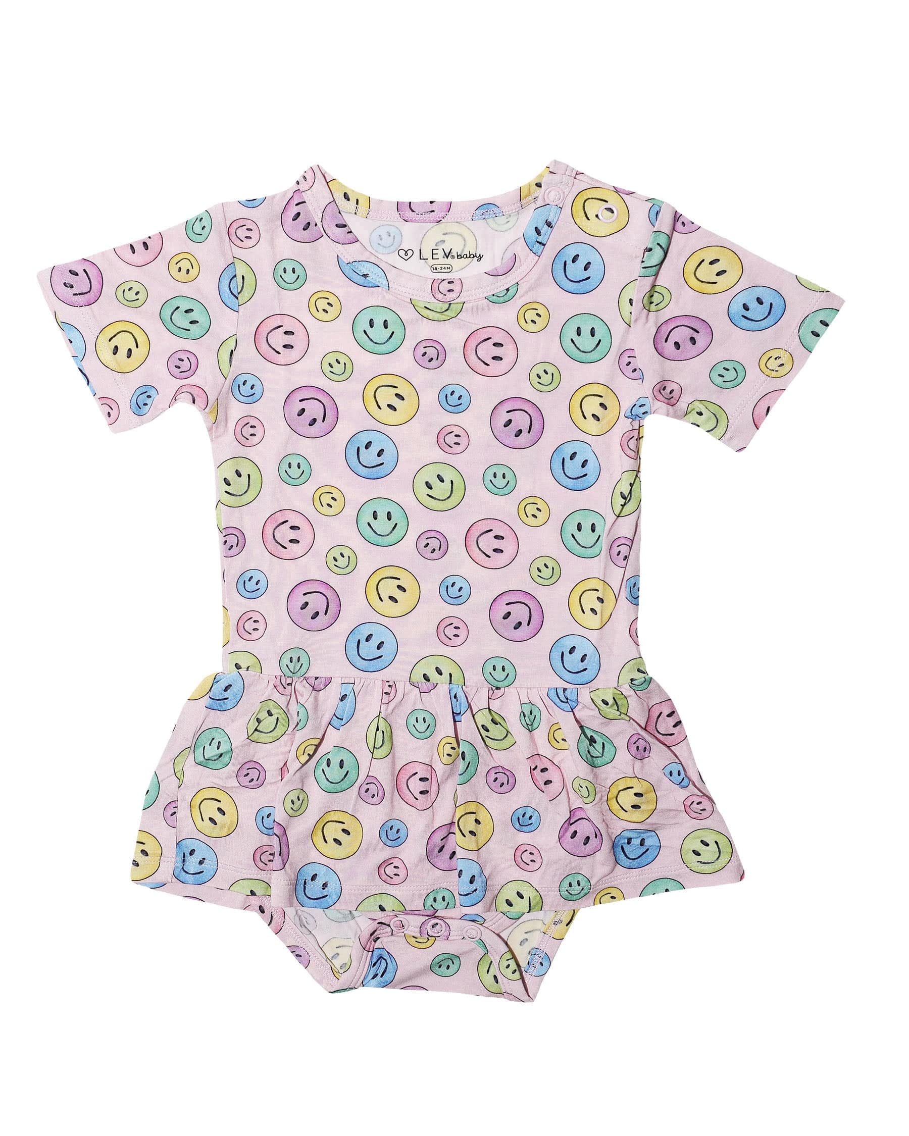 Lev Baby Skirted Bodysuit in Dalia Collection