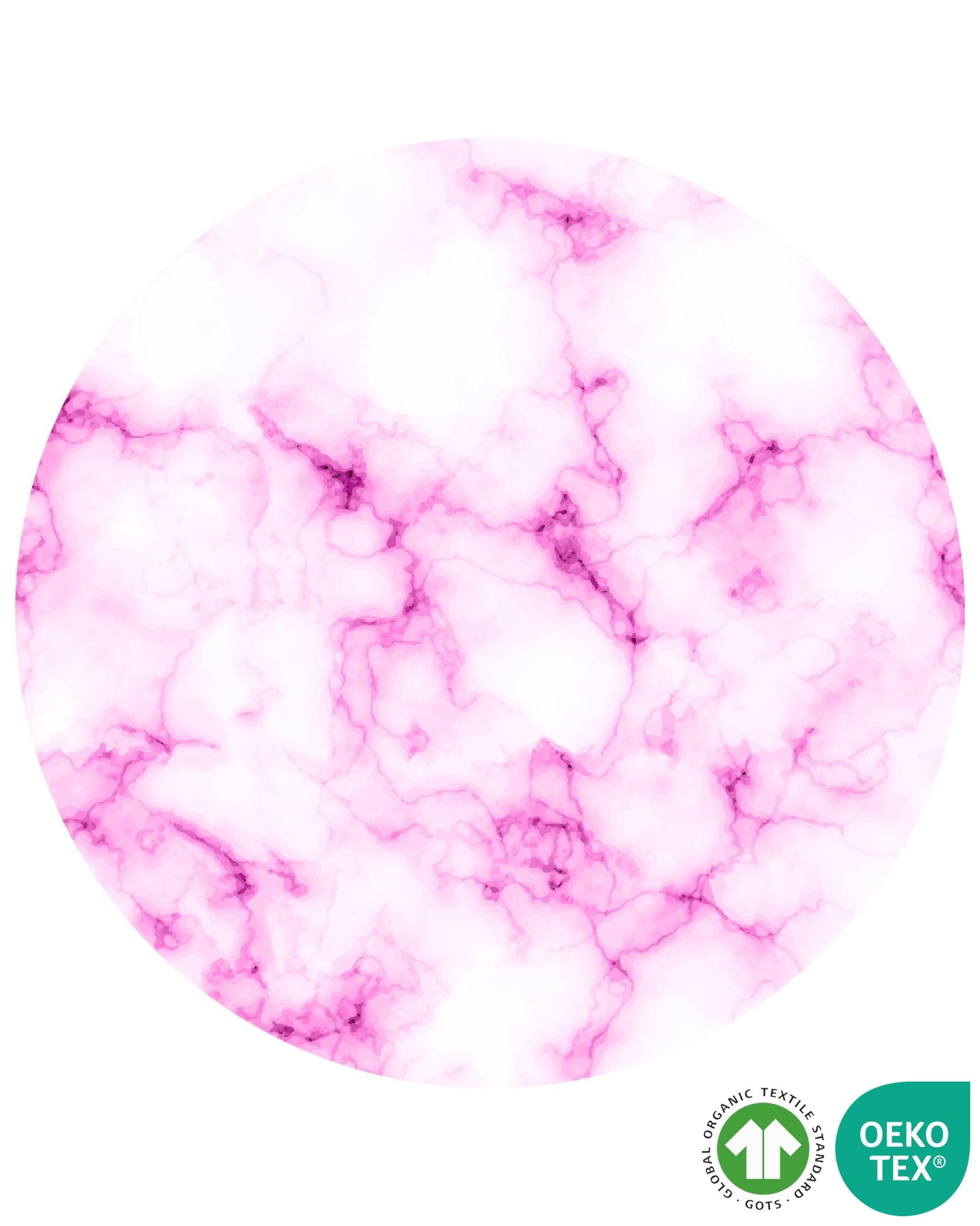 Pink Marble Changing Pad Cover