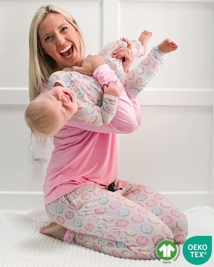 Donuts Mama Lounge Bottom-Bambooclothing- Lev Baby ™