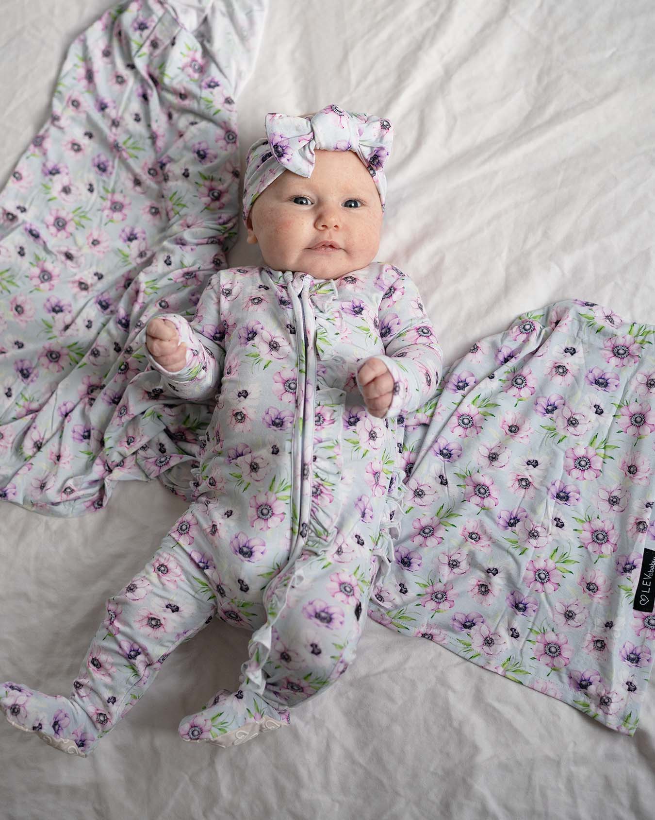 Floral Bamboo Swaddle