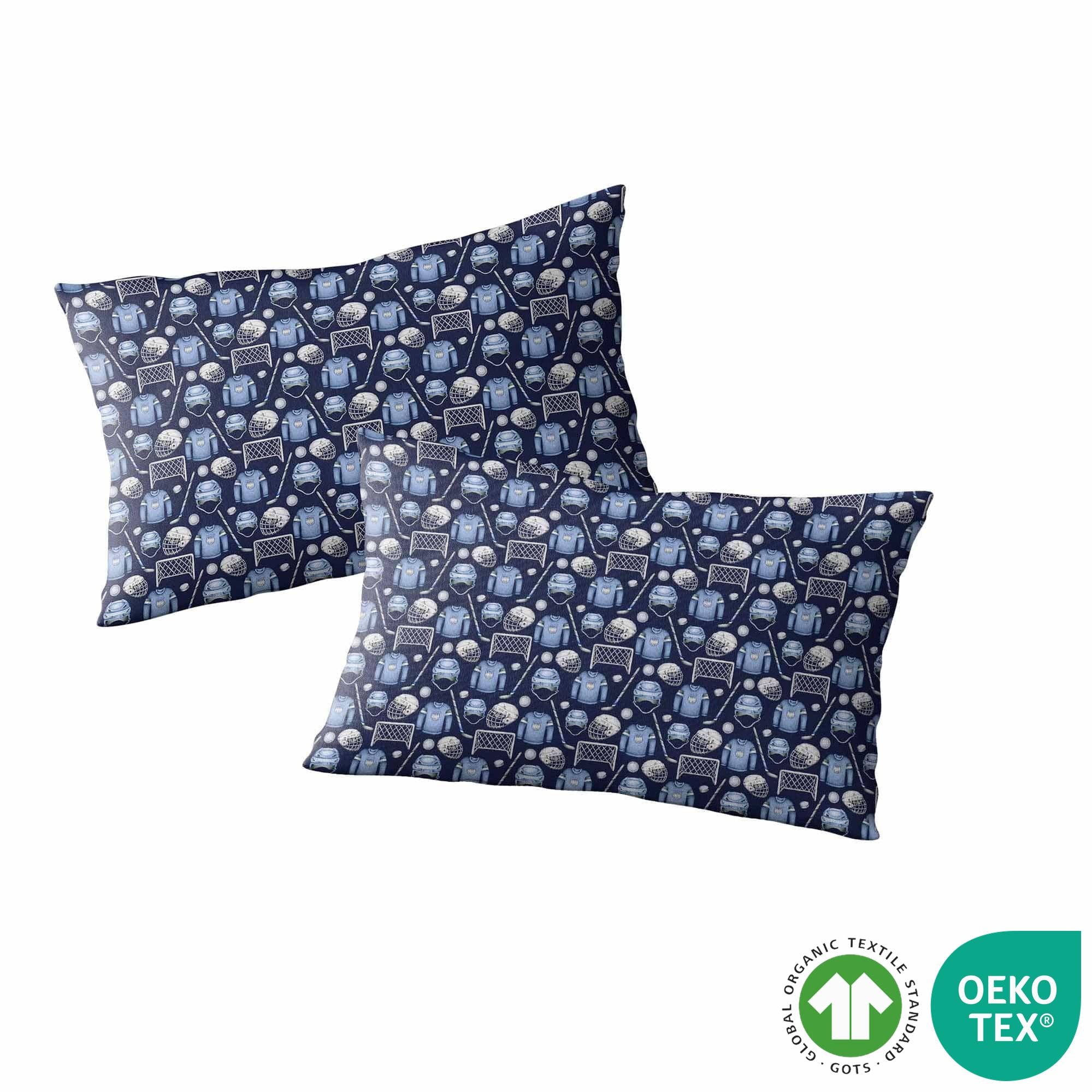Hockey Pillowcases: Set of 2