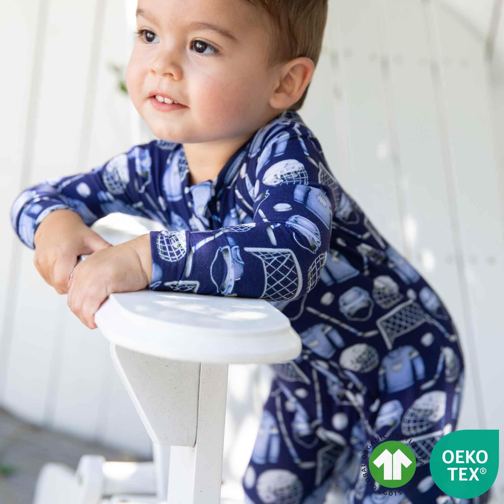 Hockey Zippered Footie