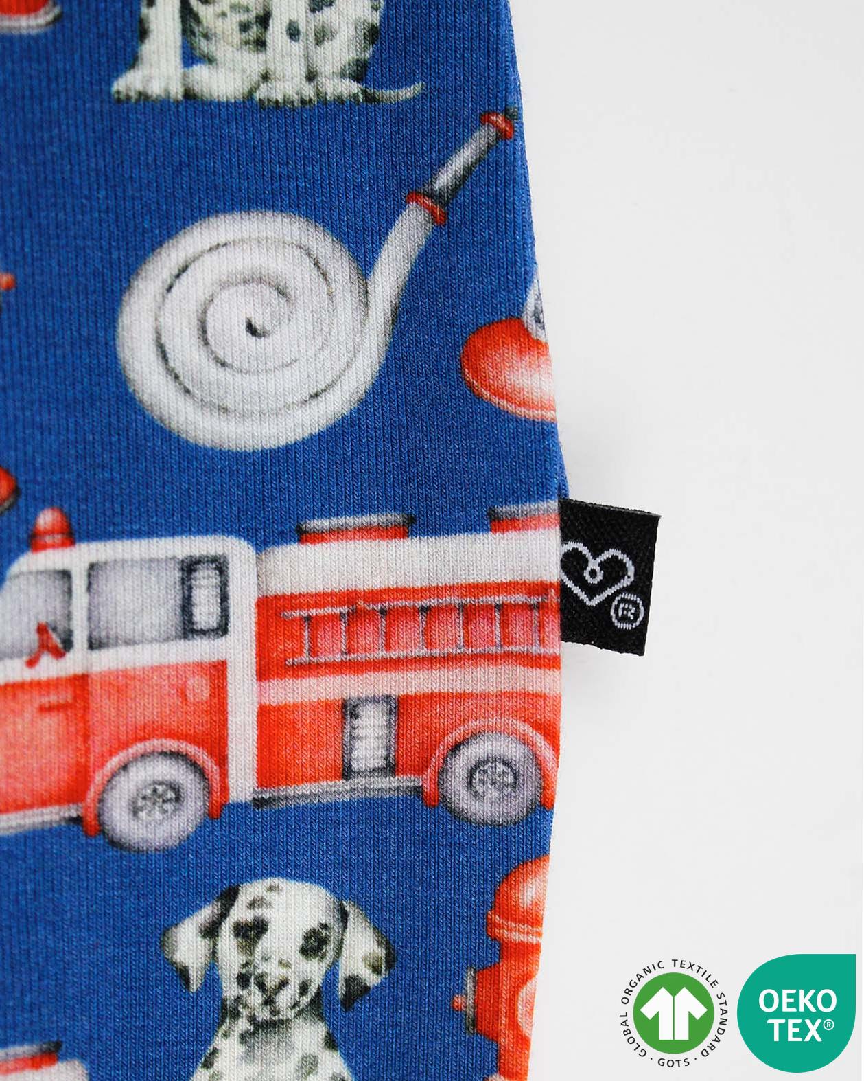 Fireman Zippered Footie