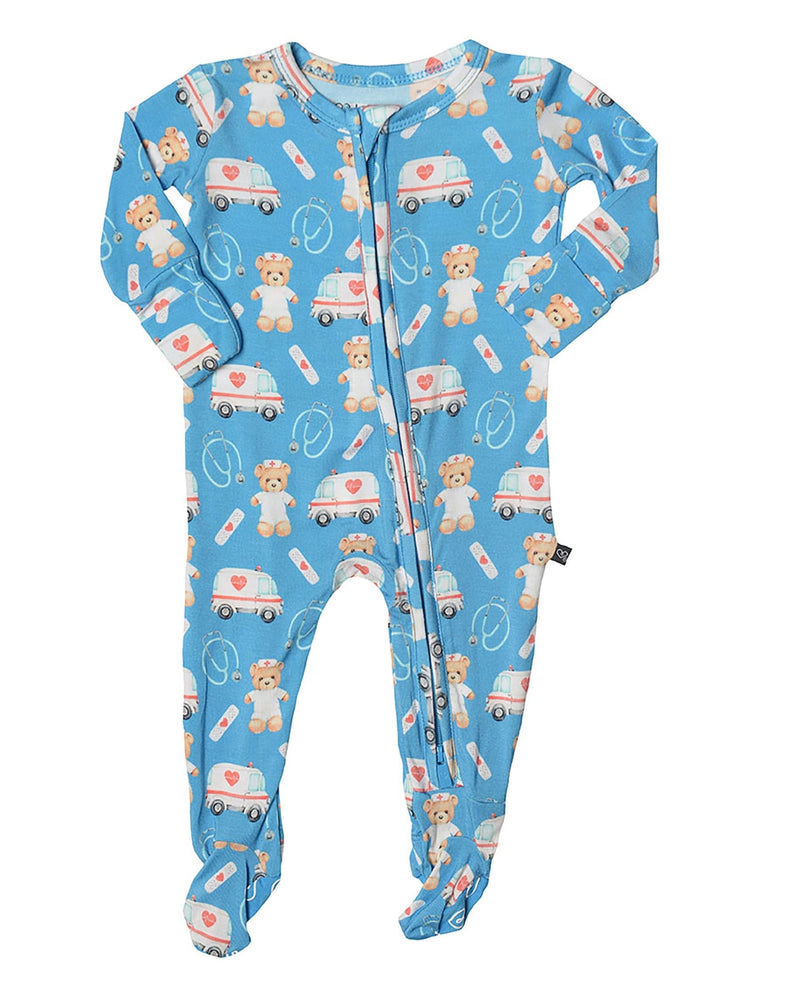 Hero Zippered Footie