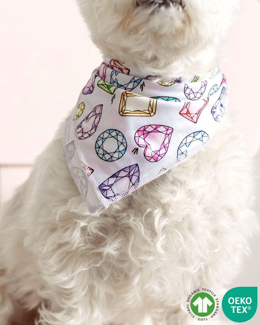 Rainbow Gems Pet Bandana