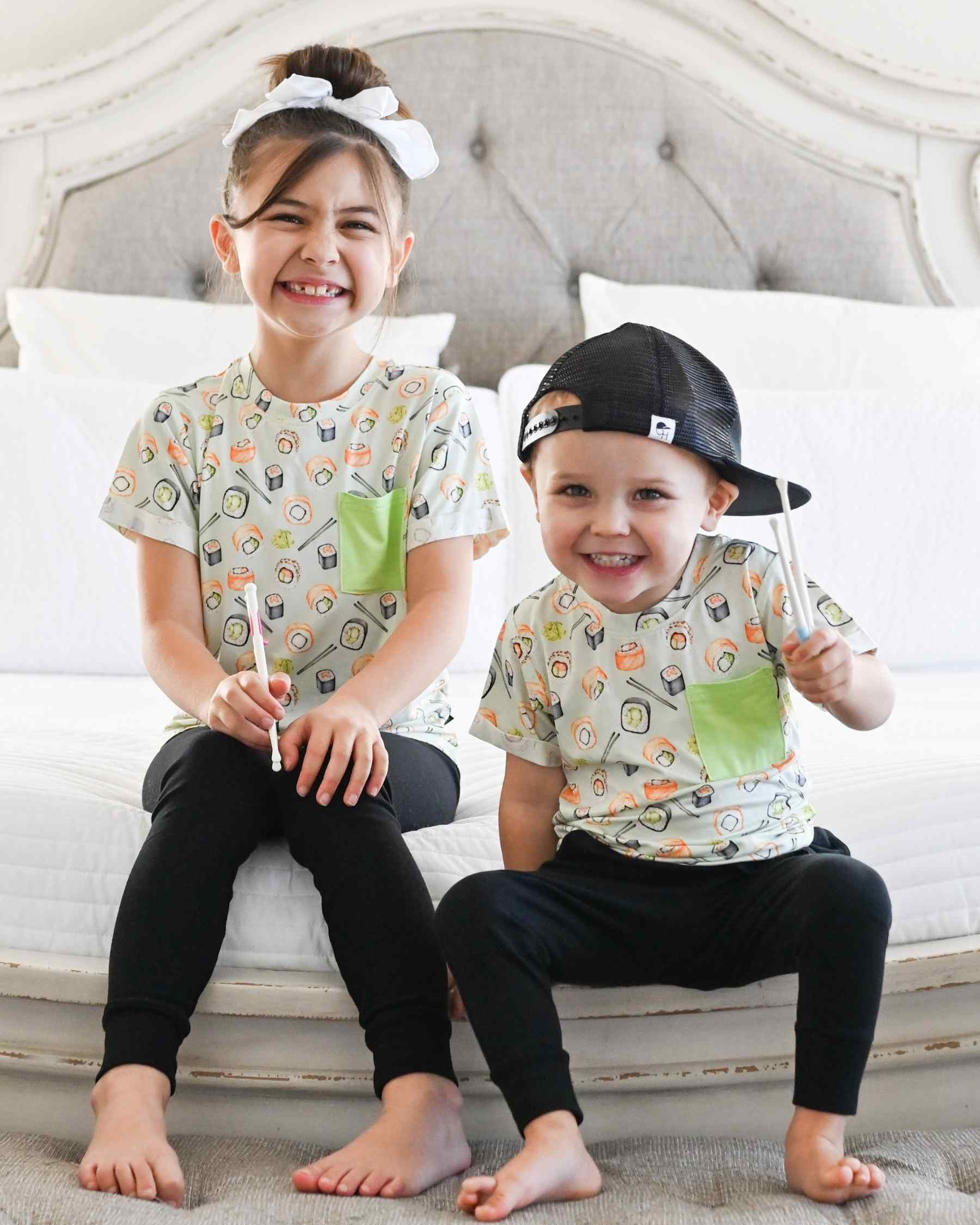 Lev Baby T-Shirt in Sage Collection