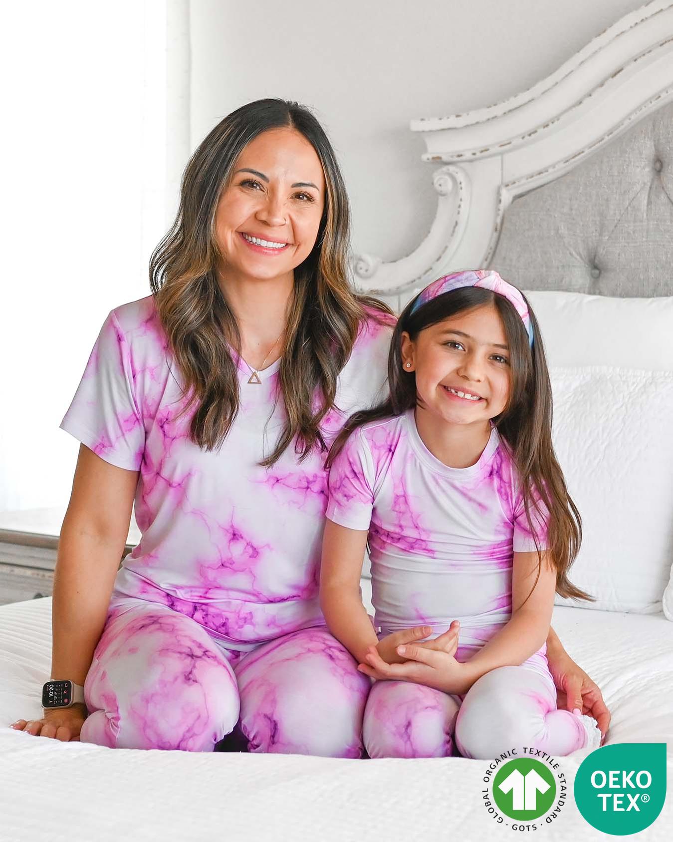 Pink Marble Mama Jogger
