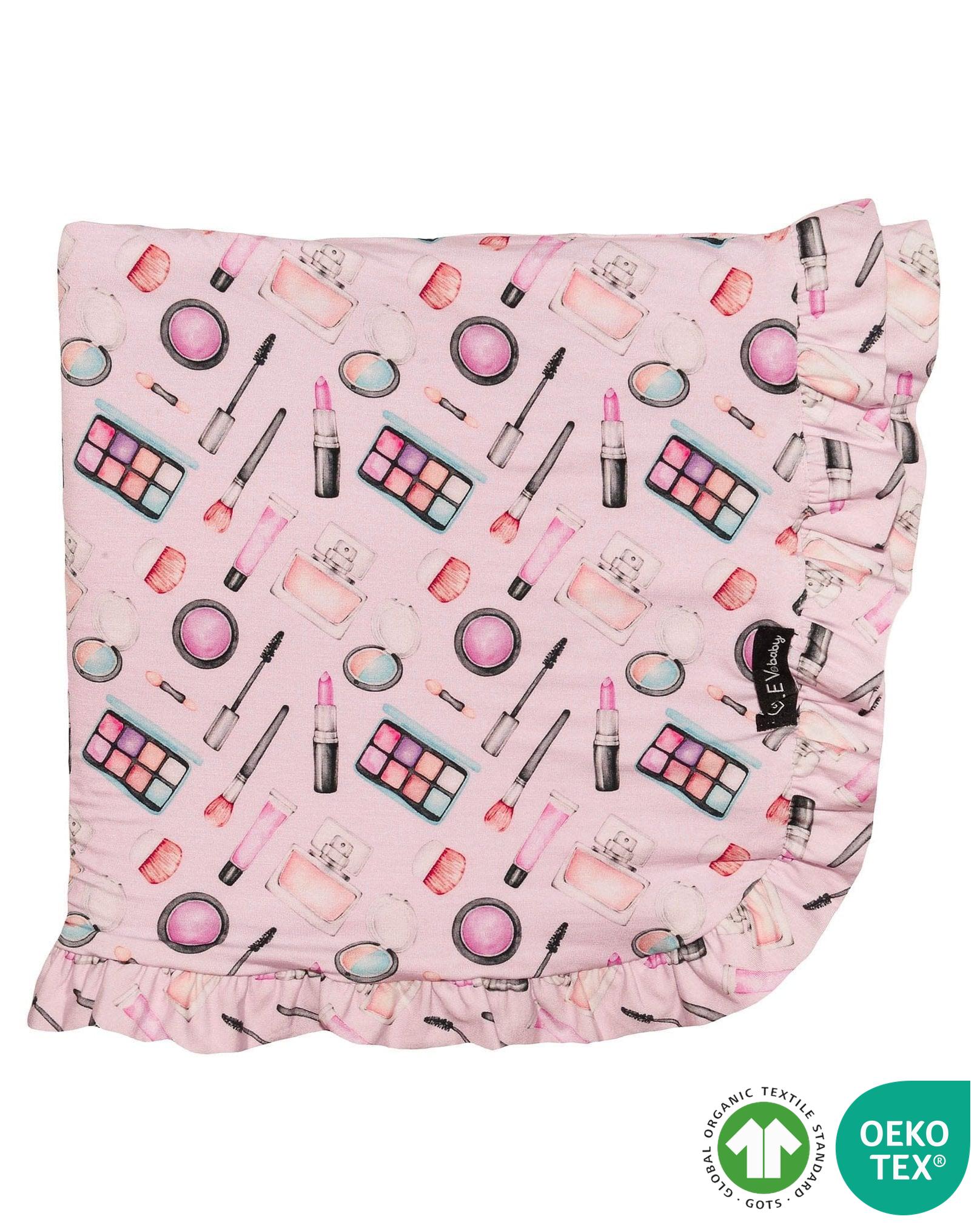 Makeup Ruffled Blanket