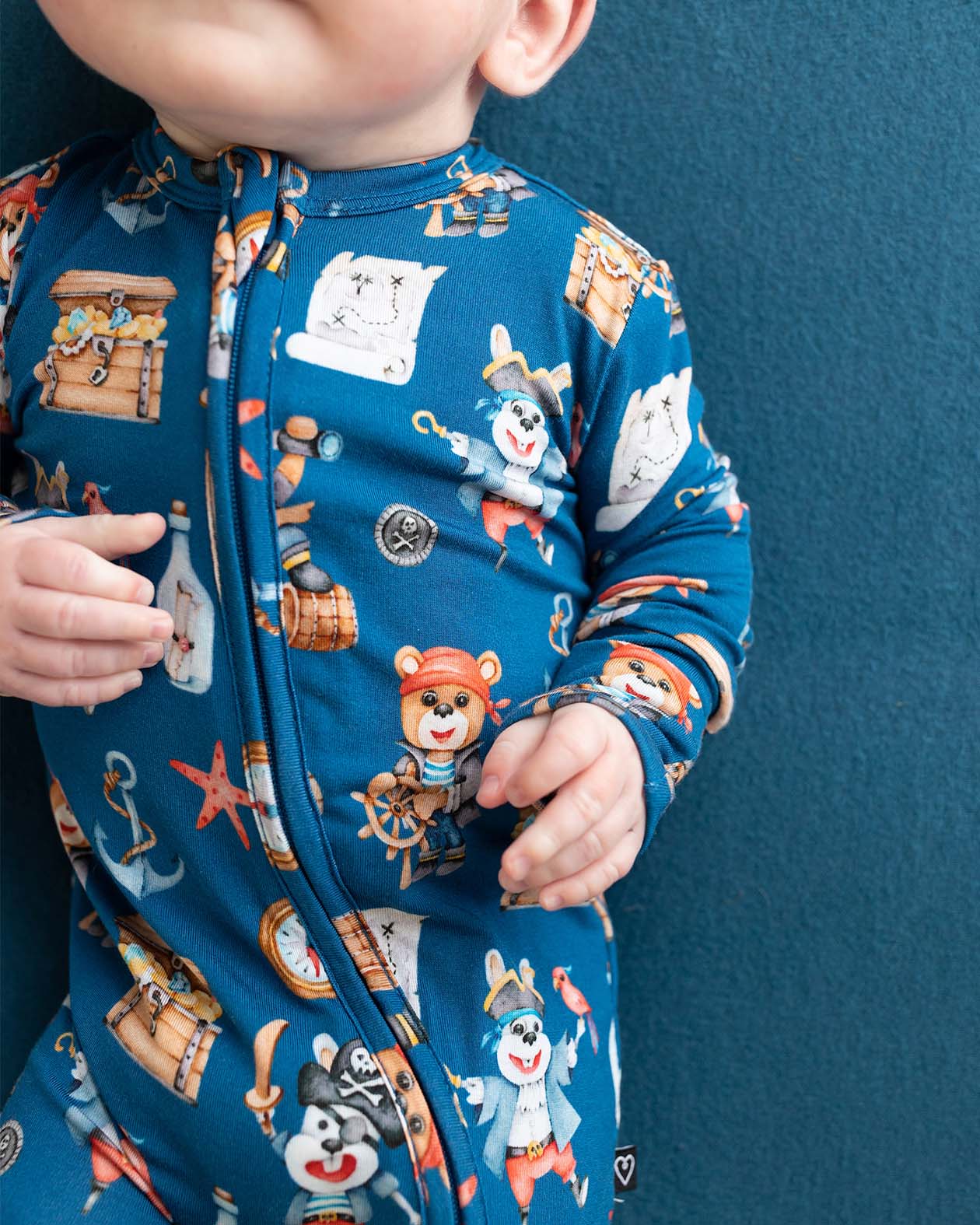 Miles Zippered Footie