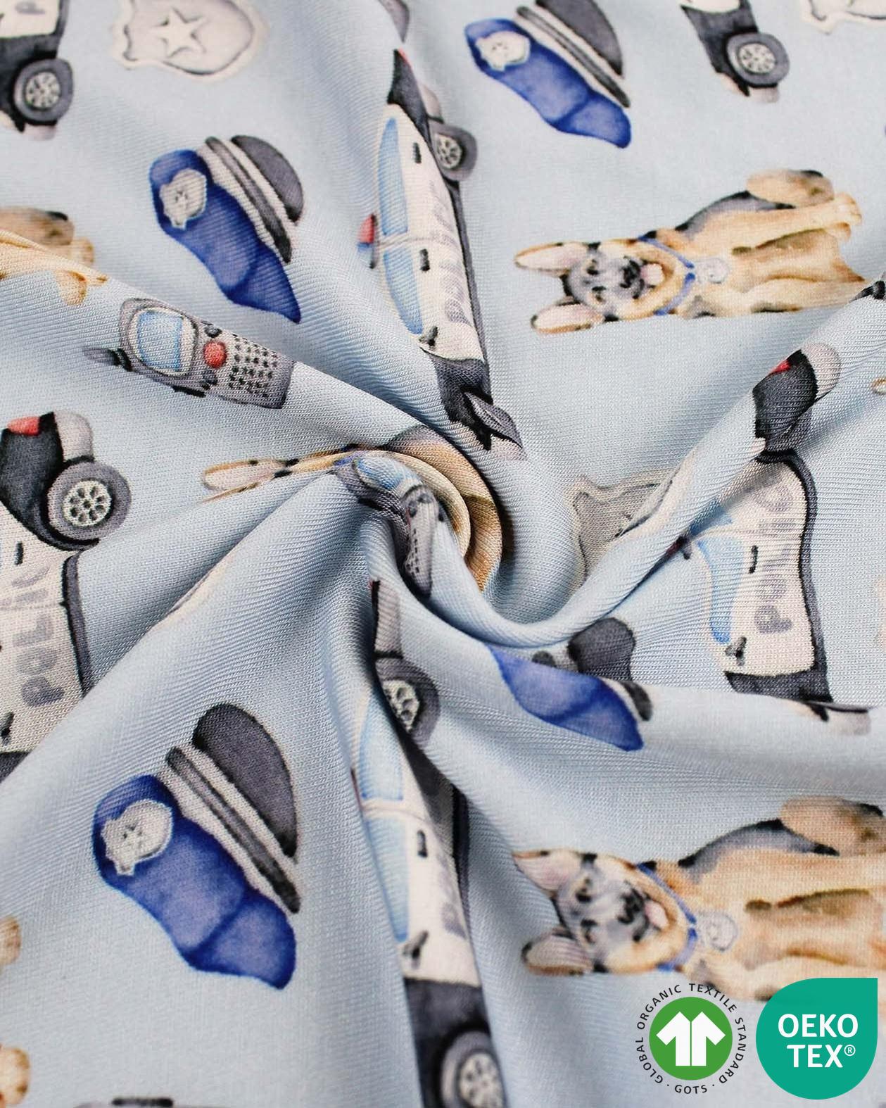 Police Officer Bamboo Crib sheet