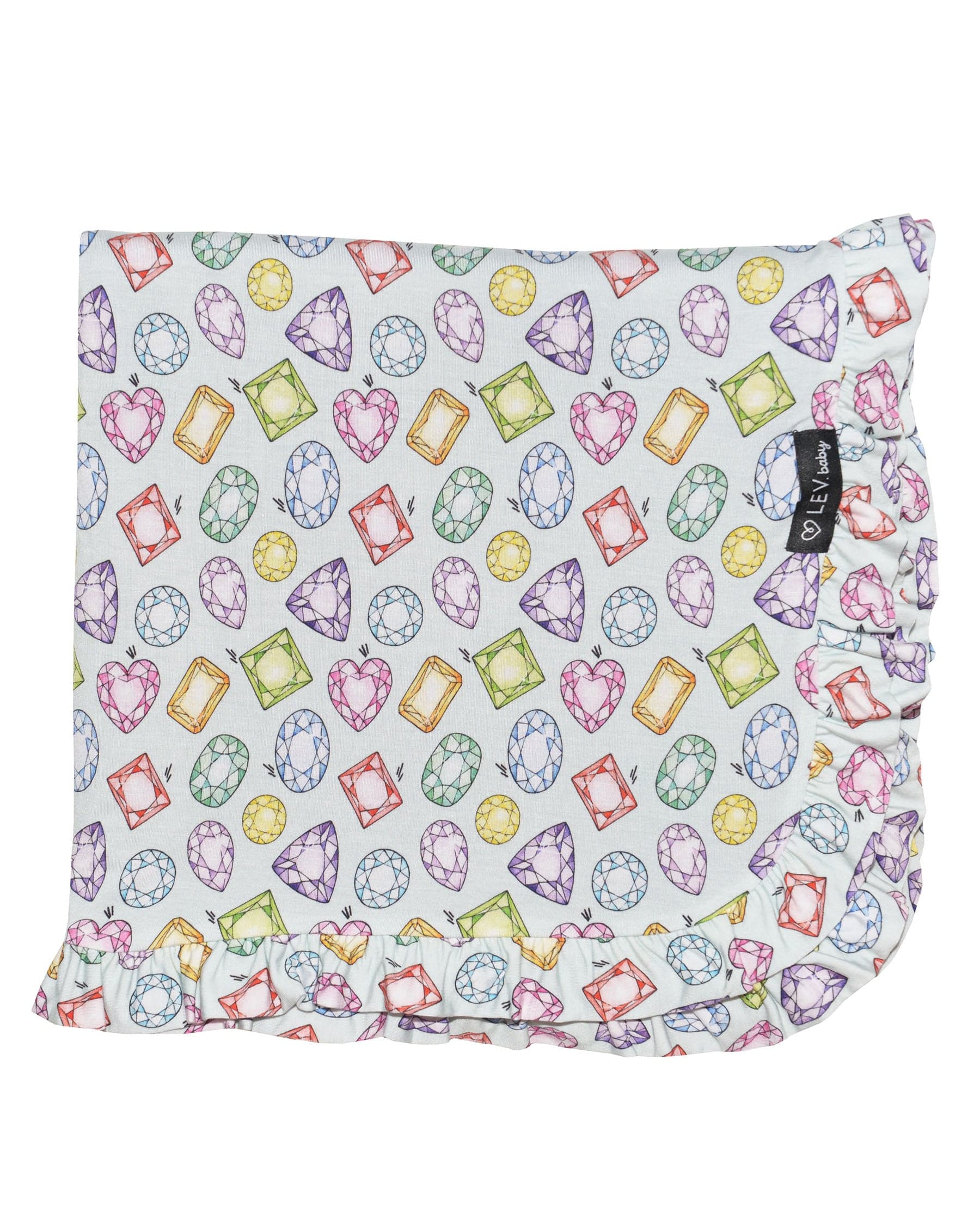 Lev Baby Gems Ruffled Blanket