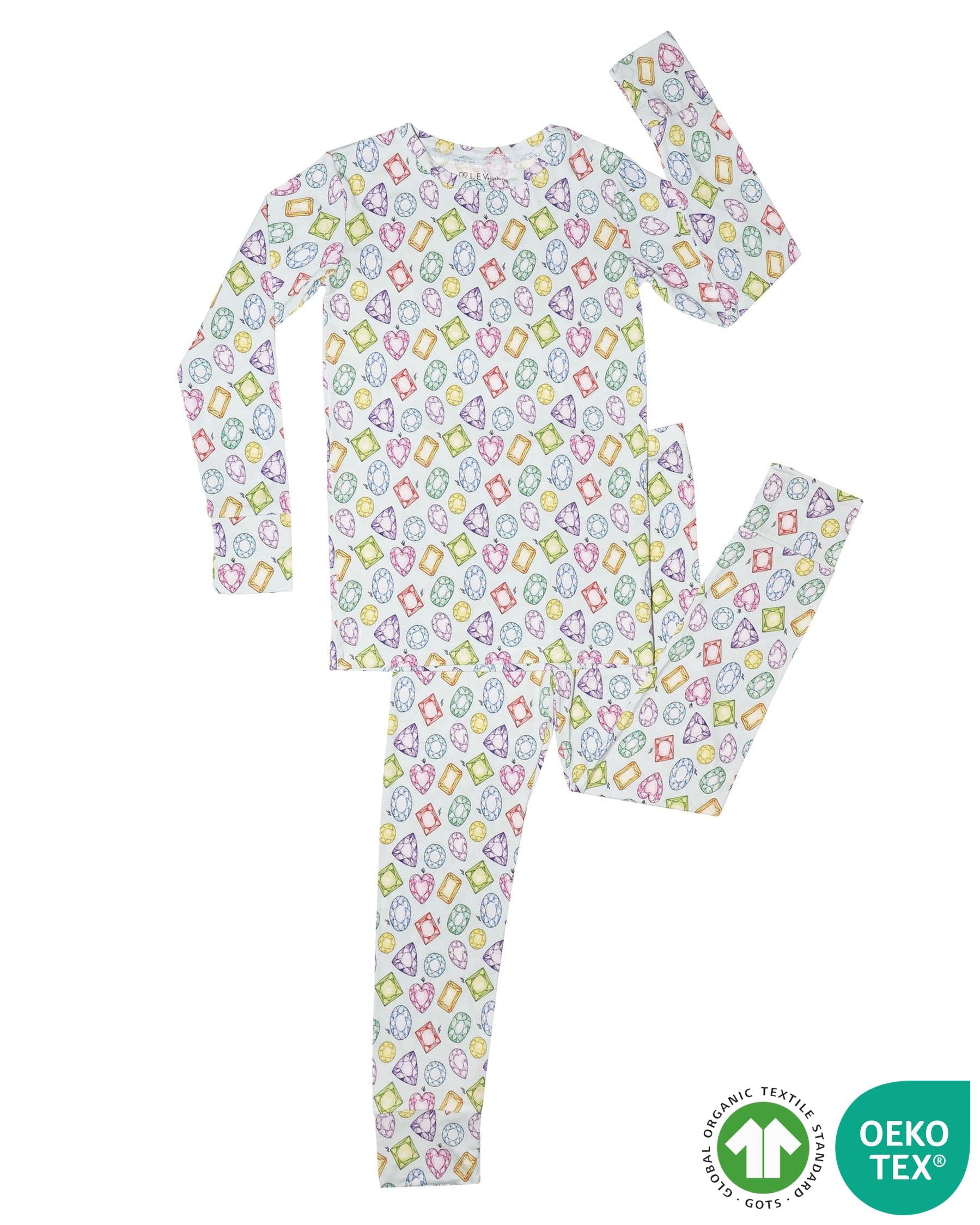 Rainbow Gems Pajama Set