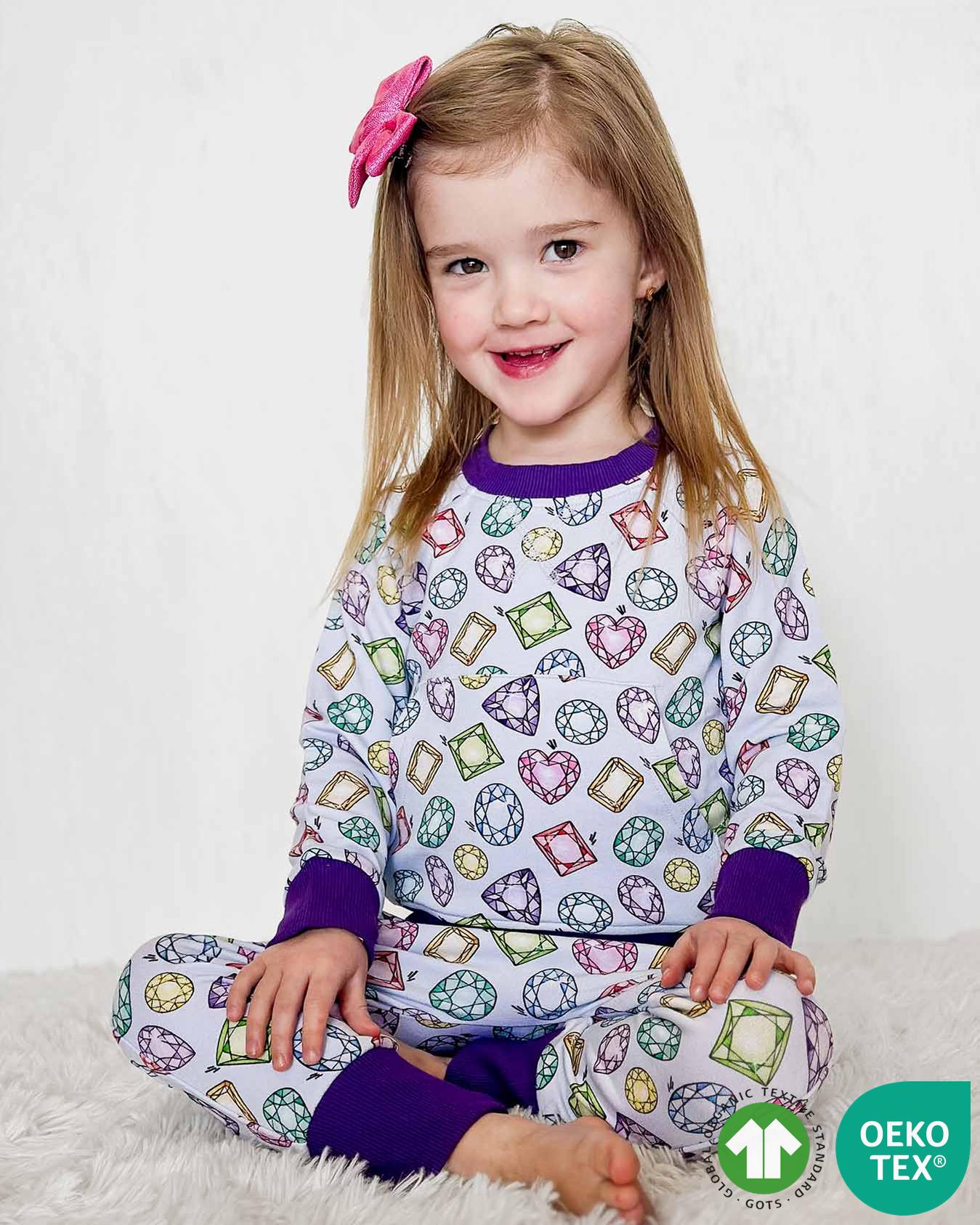 Sustainable Bamboo Rainbow Gems Sweatshirt