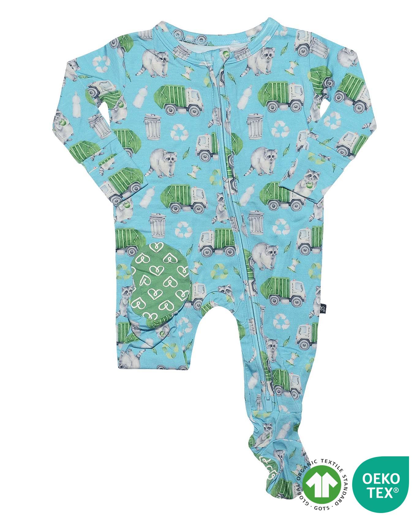 Recycle Zippered Footie