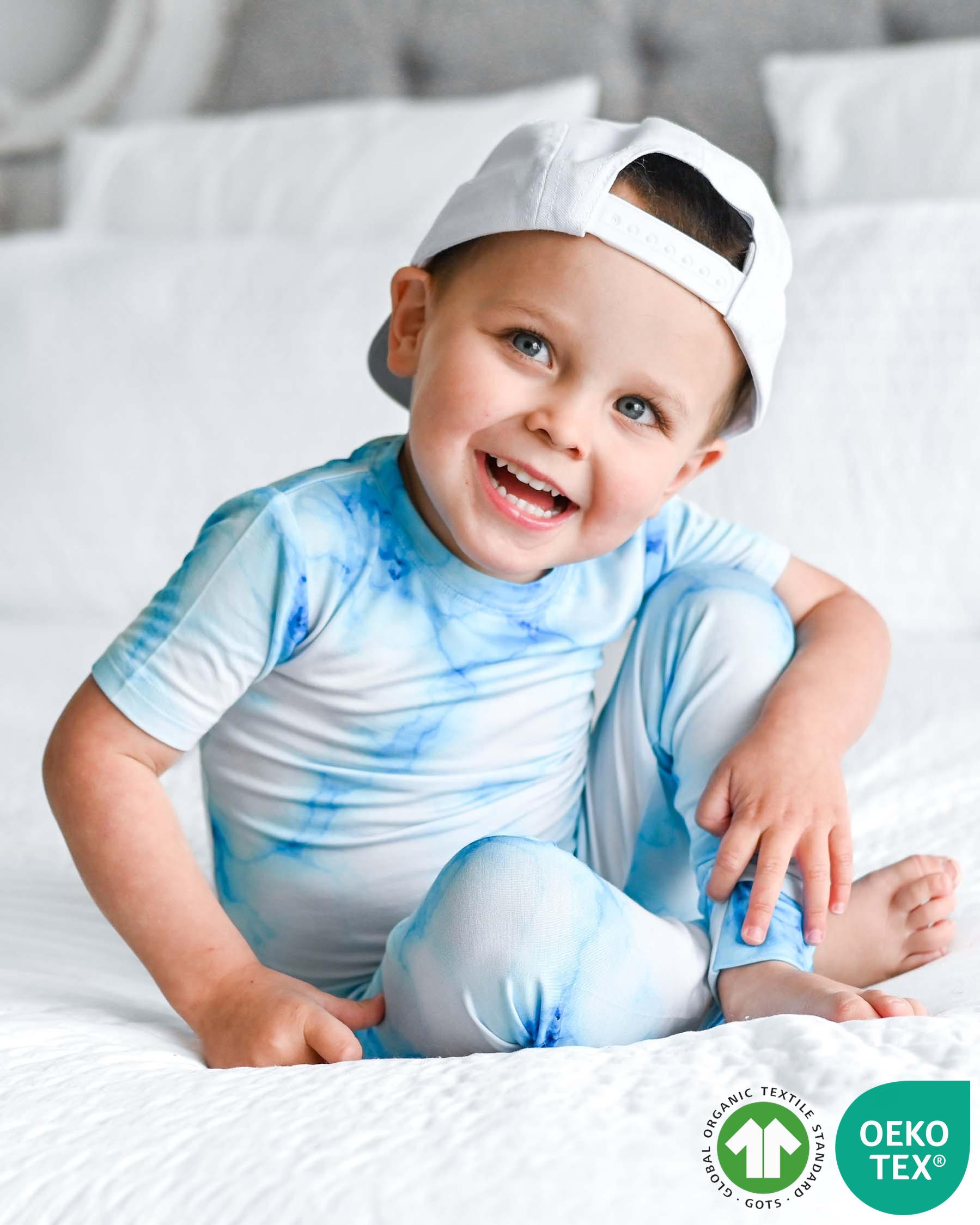 Blue Marble Bamboo Toddler Lounge Lev Baby