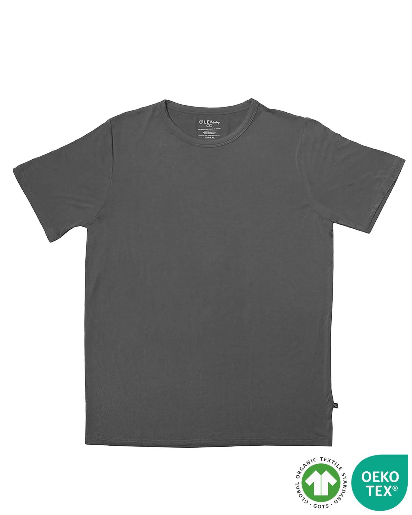 Lev Baby Charcoal Men's Lounge Top