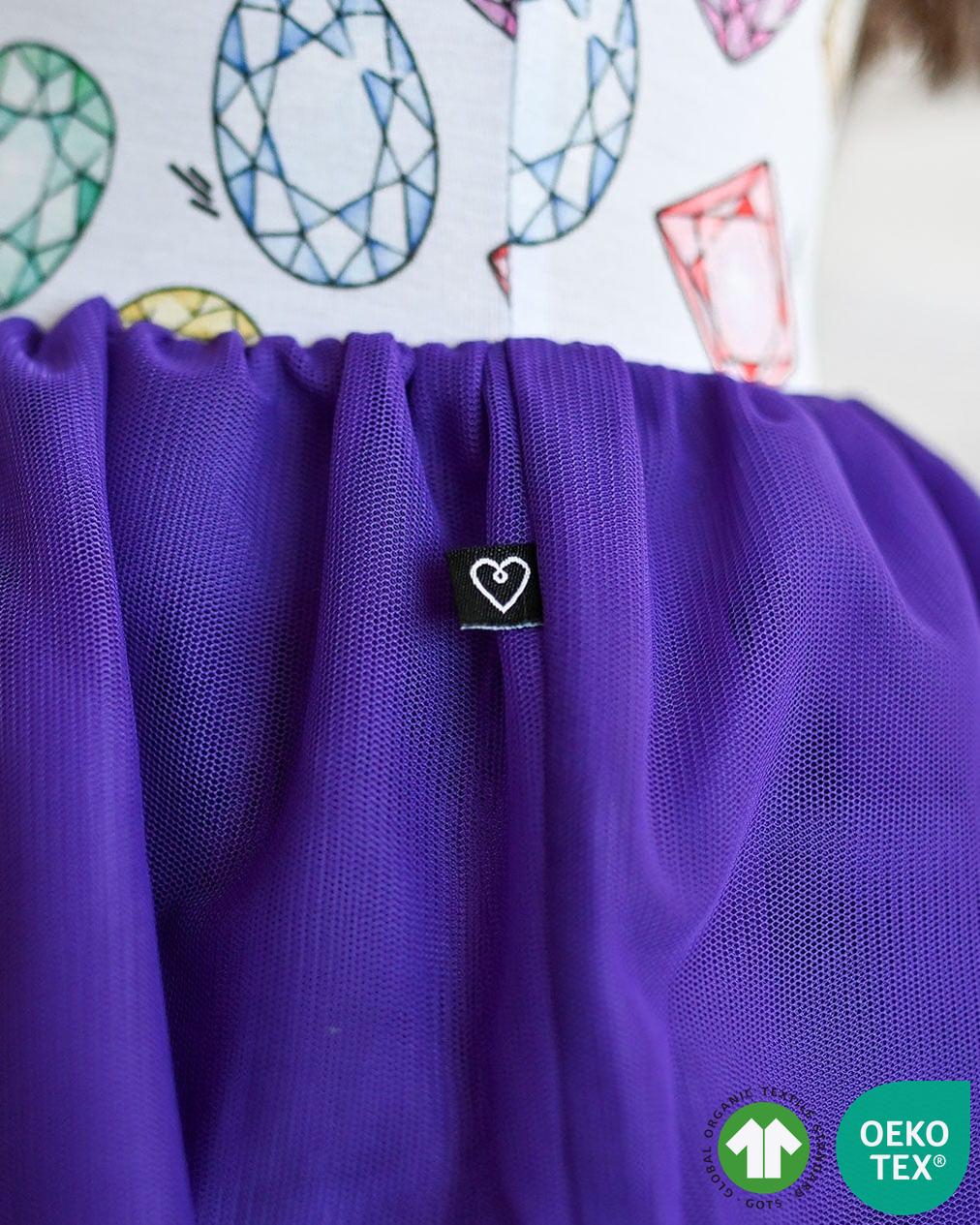 Rainbow Gems Tutu Tulle Dress