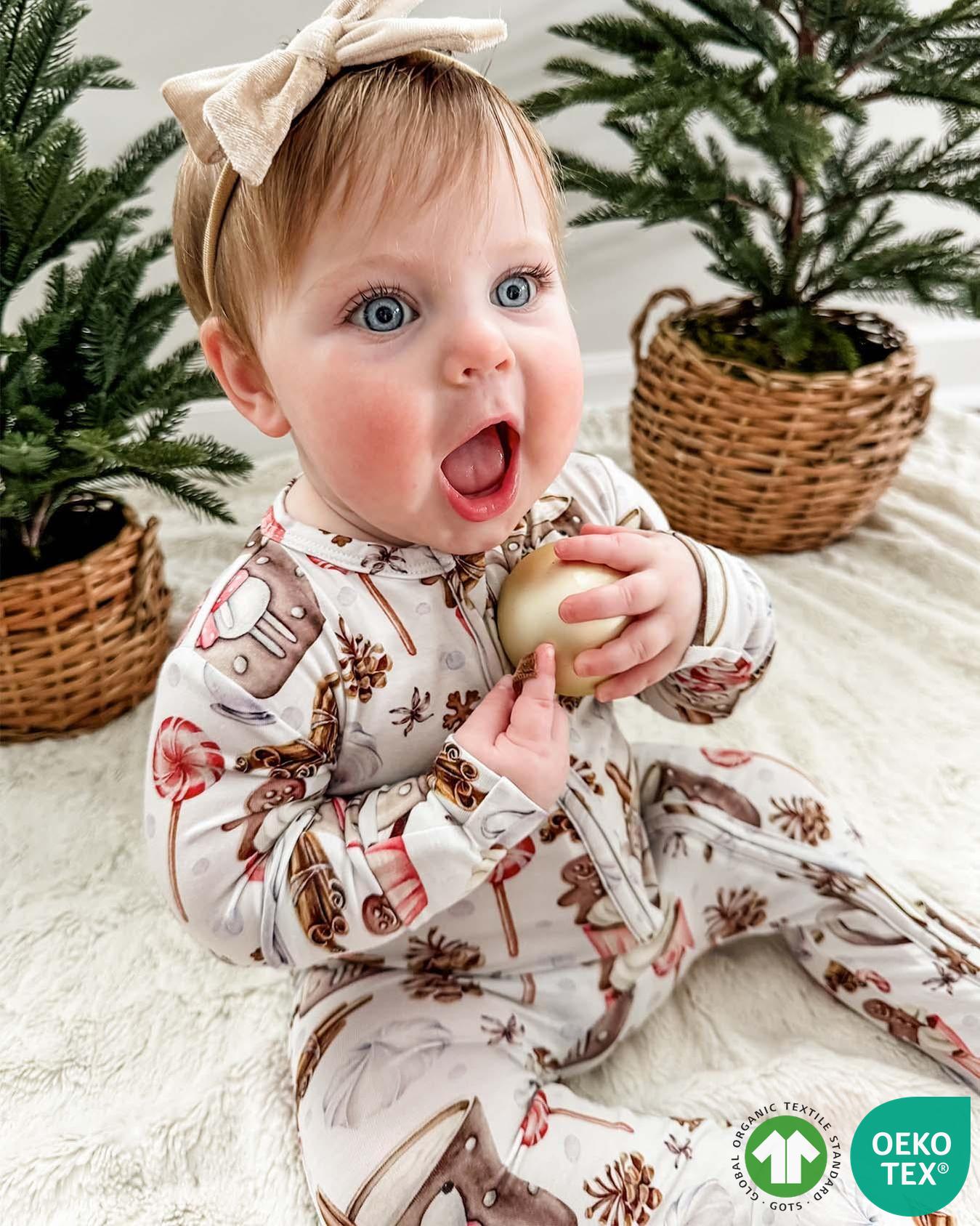 Joy Zippered Footie-[Black Friday Christmas Bamboo Pajamas Deals ]-Lev Baby ™