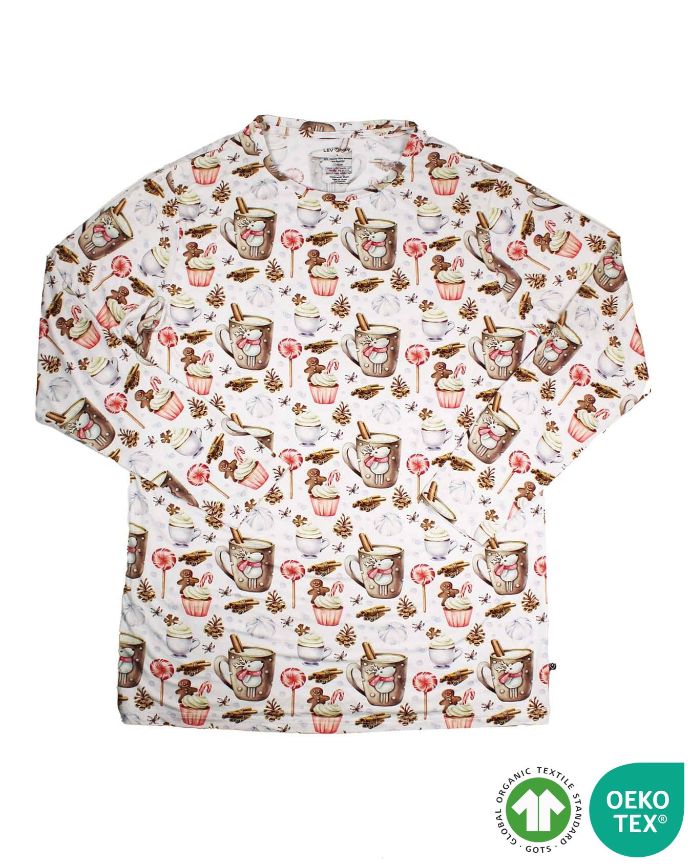 Joy Men's Lounge Top-[Black Friday Christmas Bamboo Pajamas Deals ]-Lev Baby ™