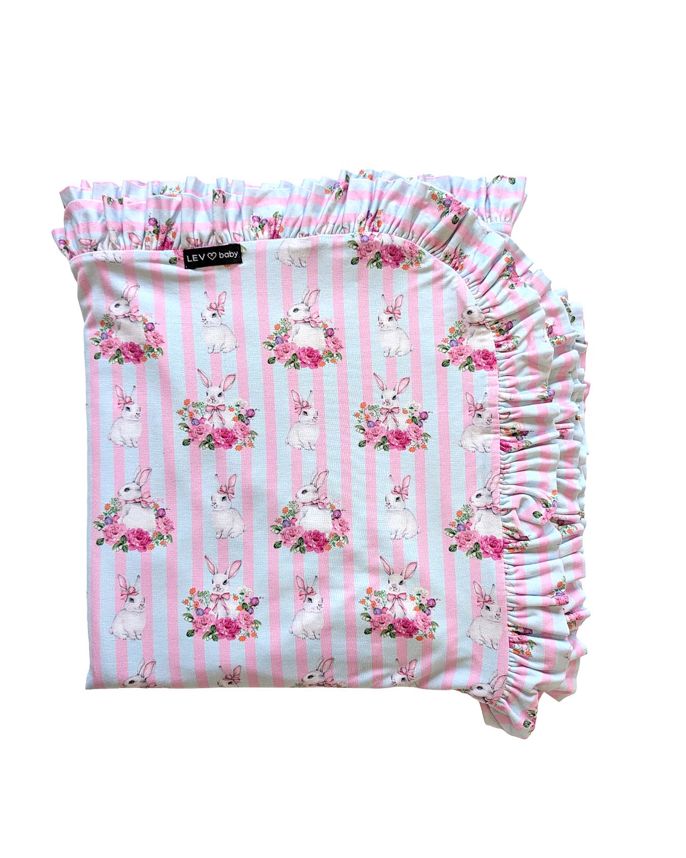 Palmer Bunny Ruffled Blanket