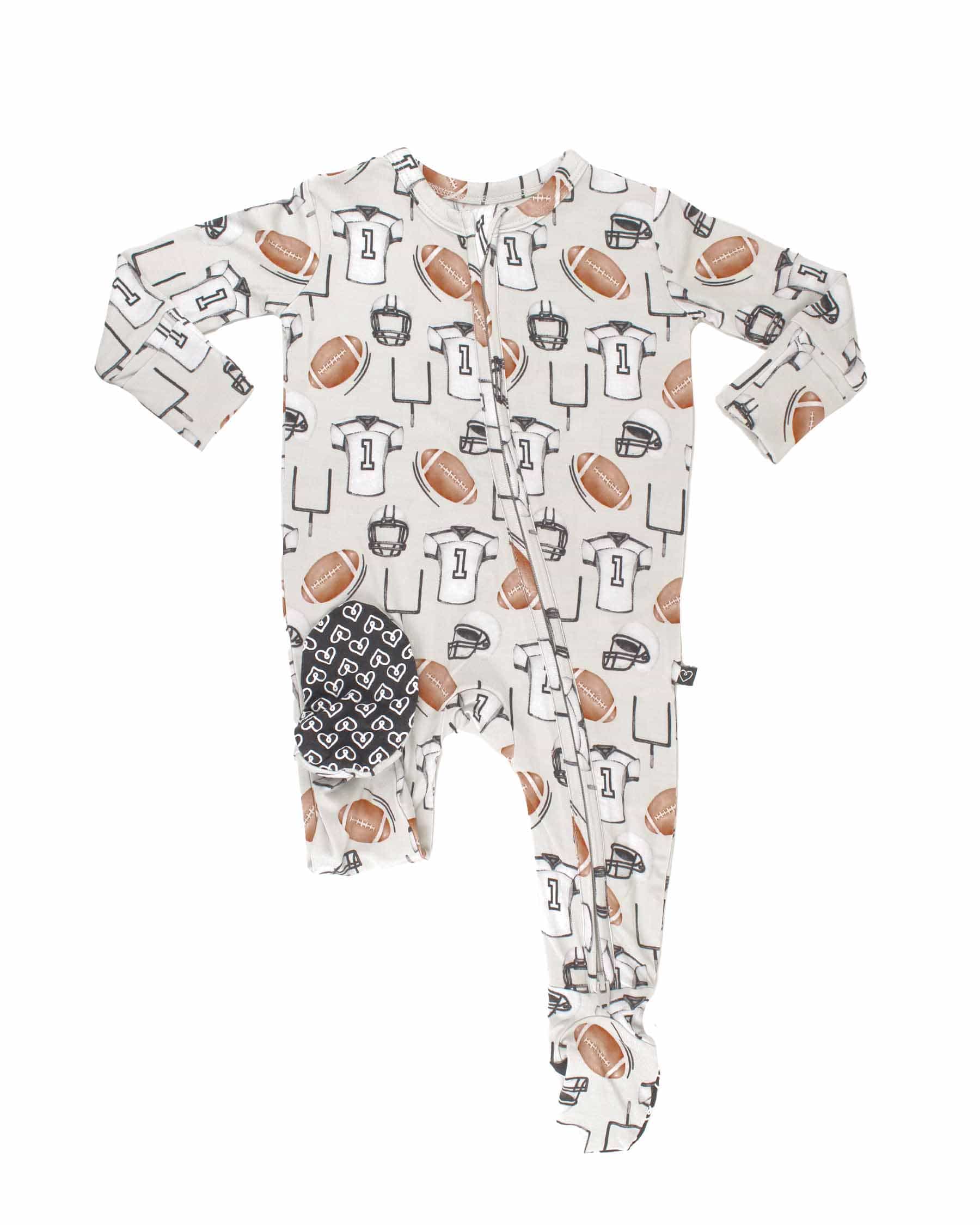 Brady Zippered Footie