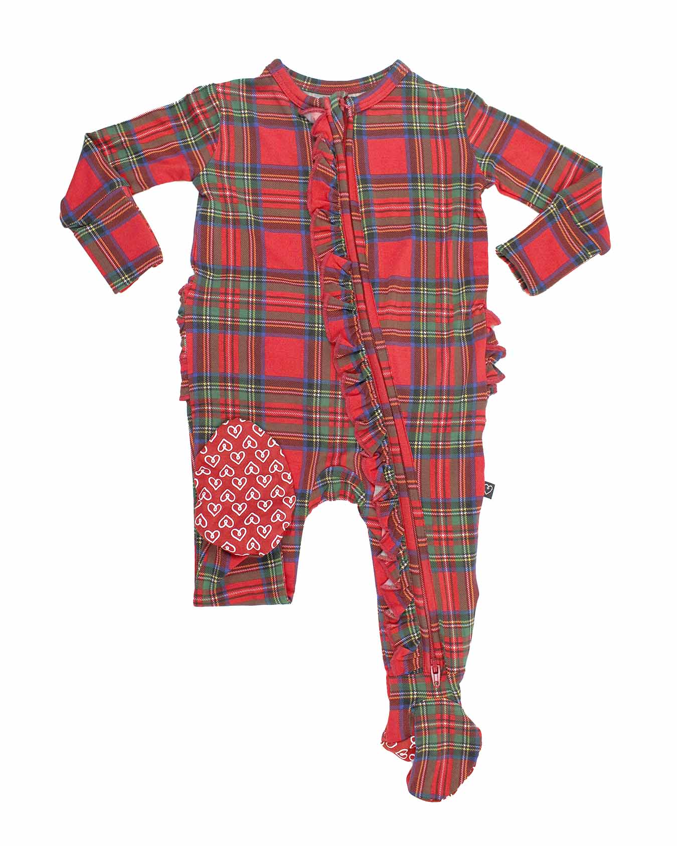 December Ruffled Footie