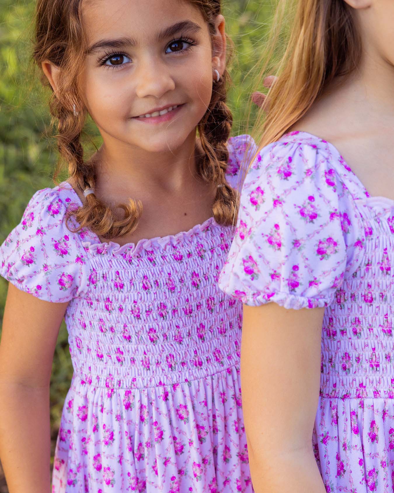 Caroline Smocked Twirl Dress