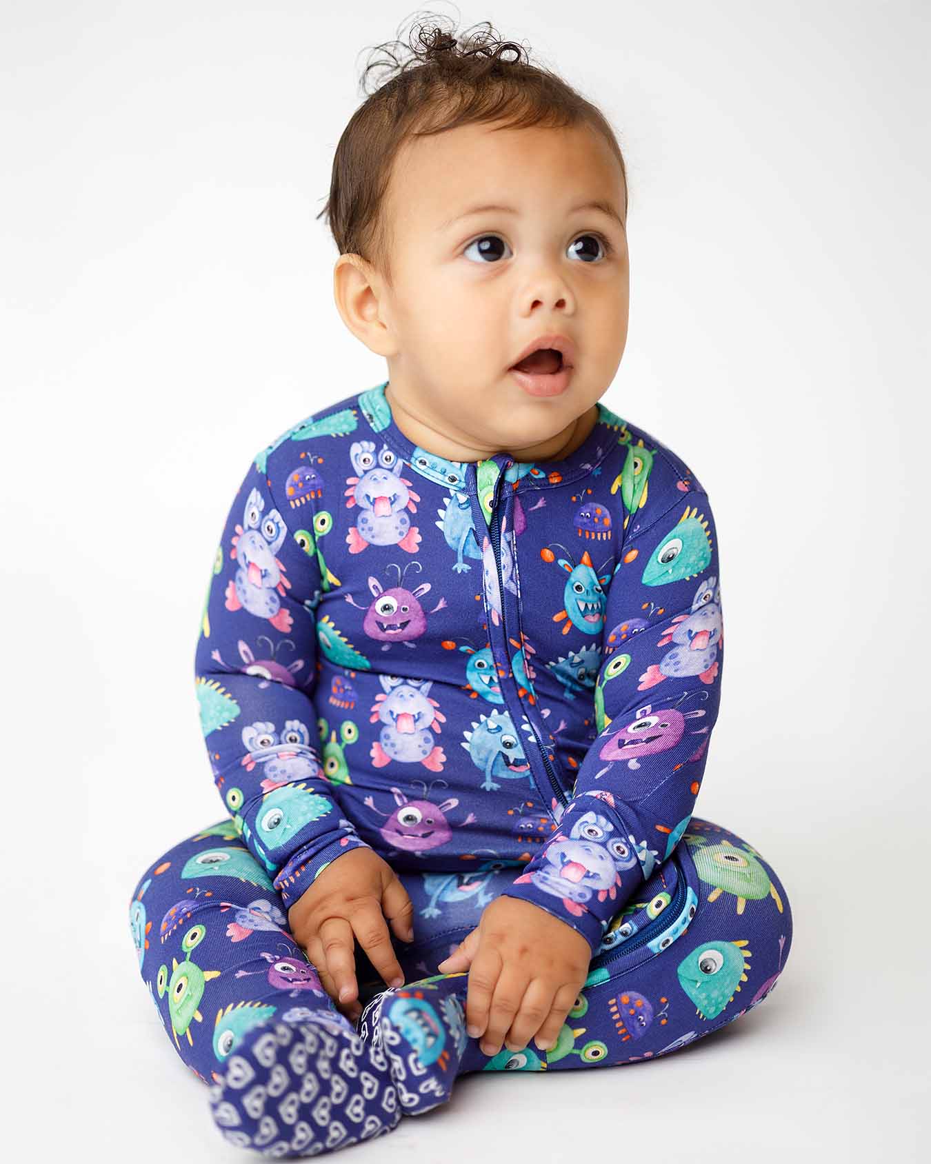 Wyatt Zippered Footie