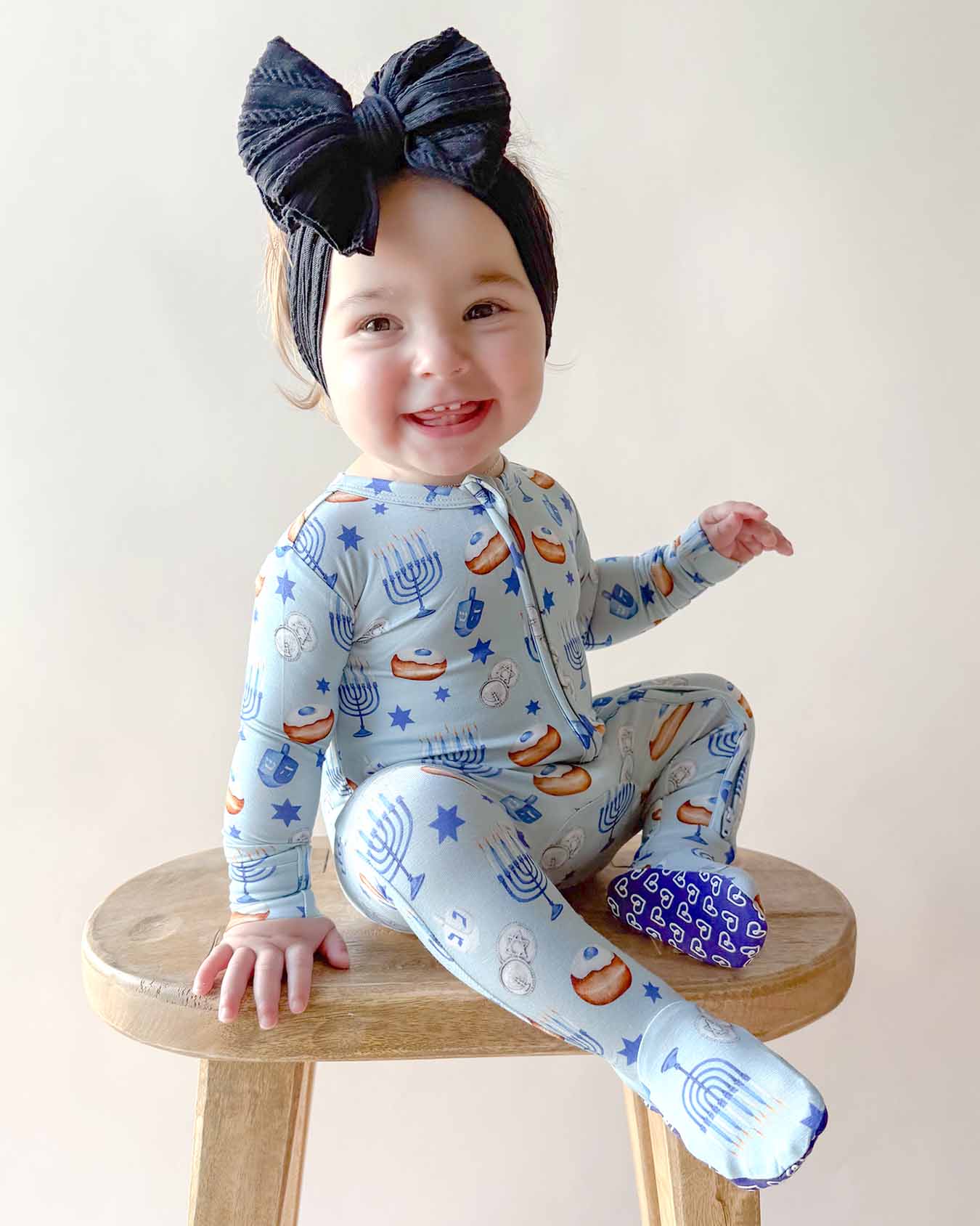 Zohar Zippered Footie