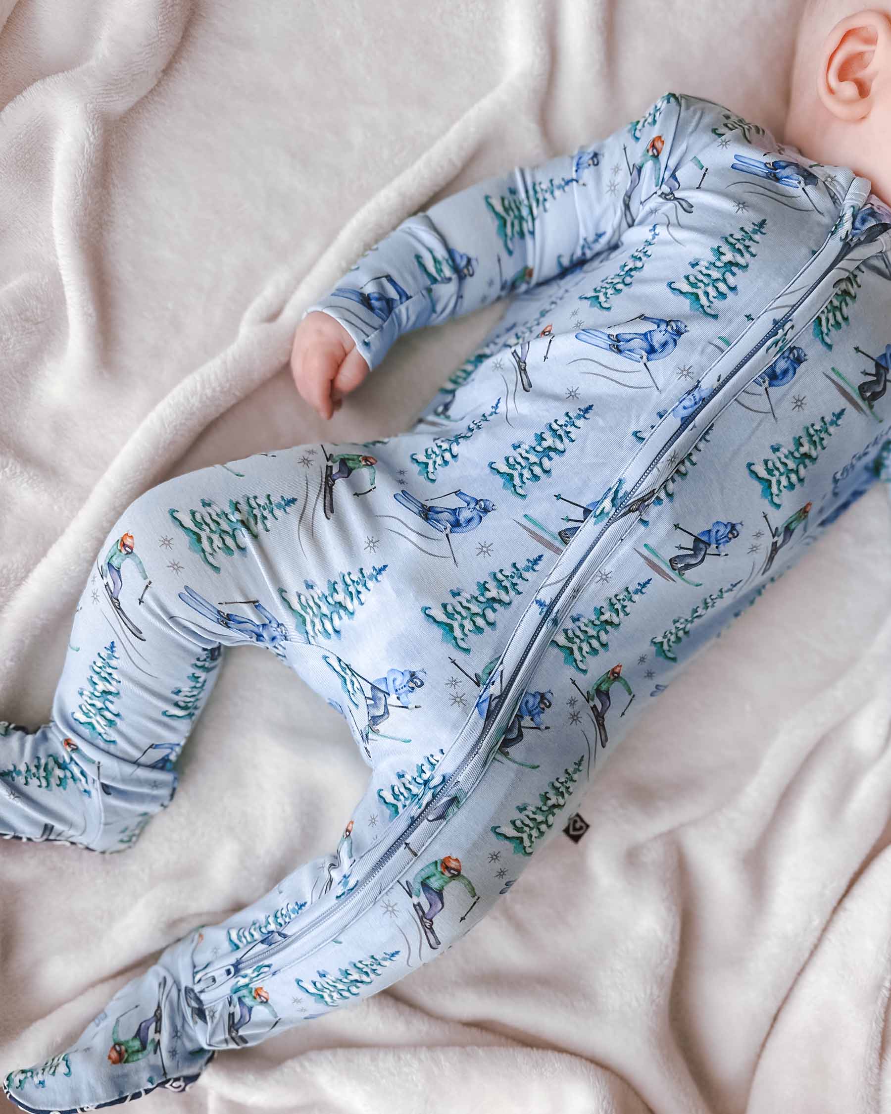 Breck Zippered Footie