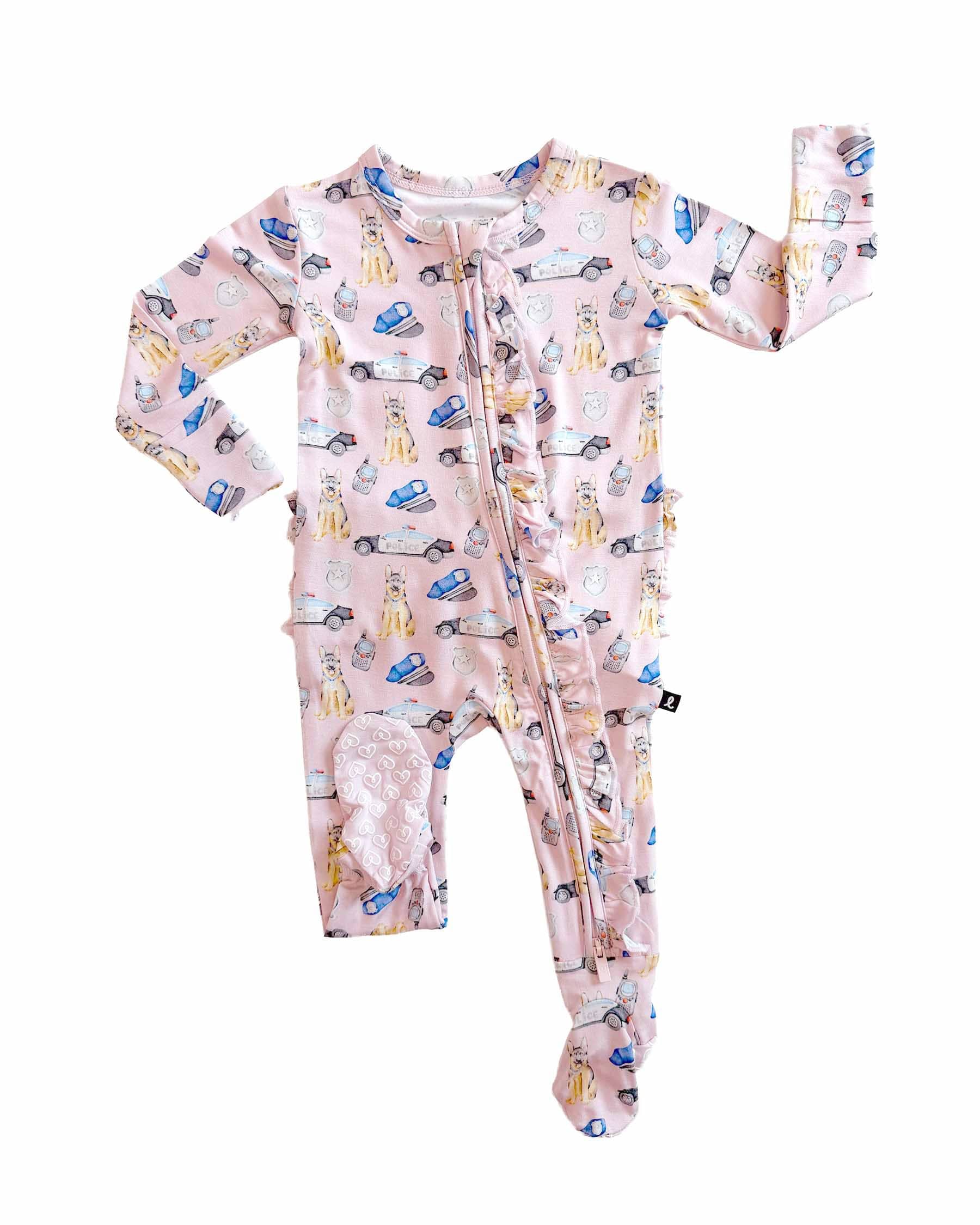 Justice Zippered Footie