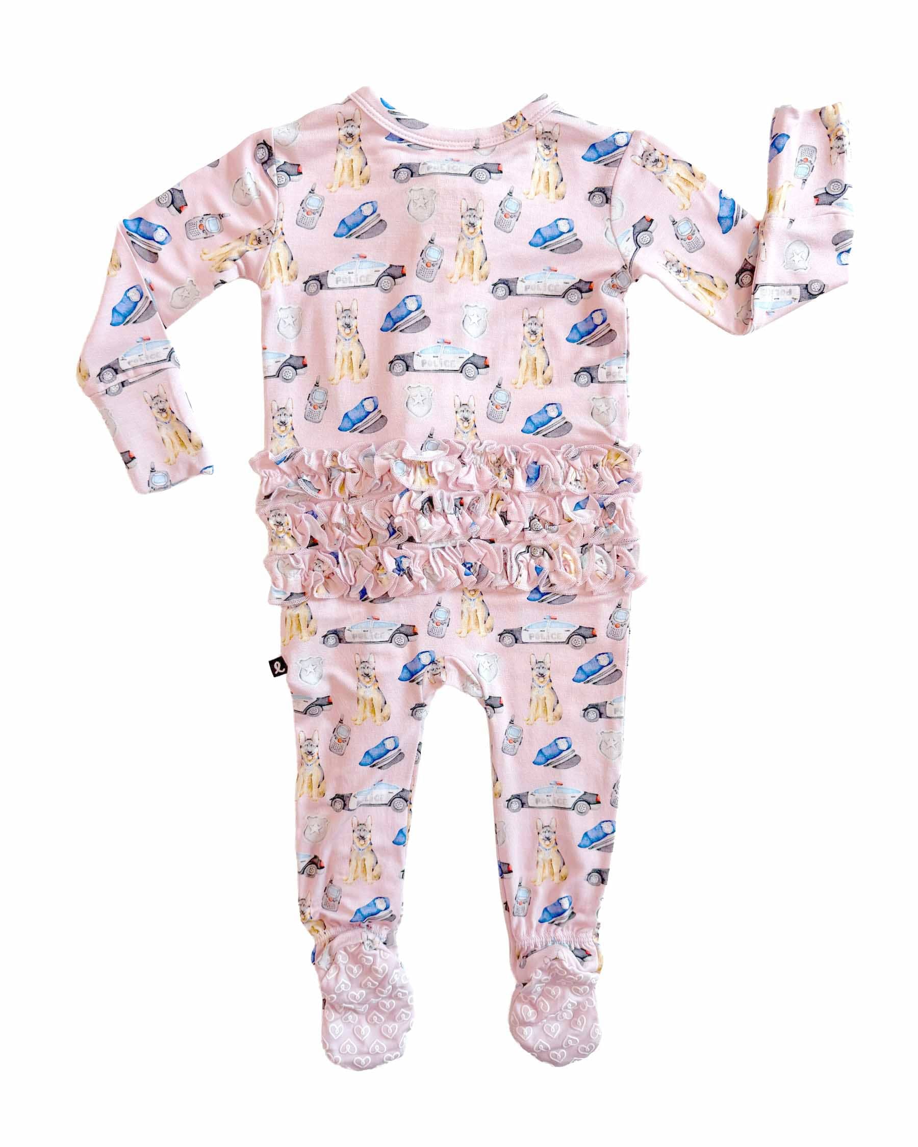 Justice Zippered Footie