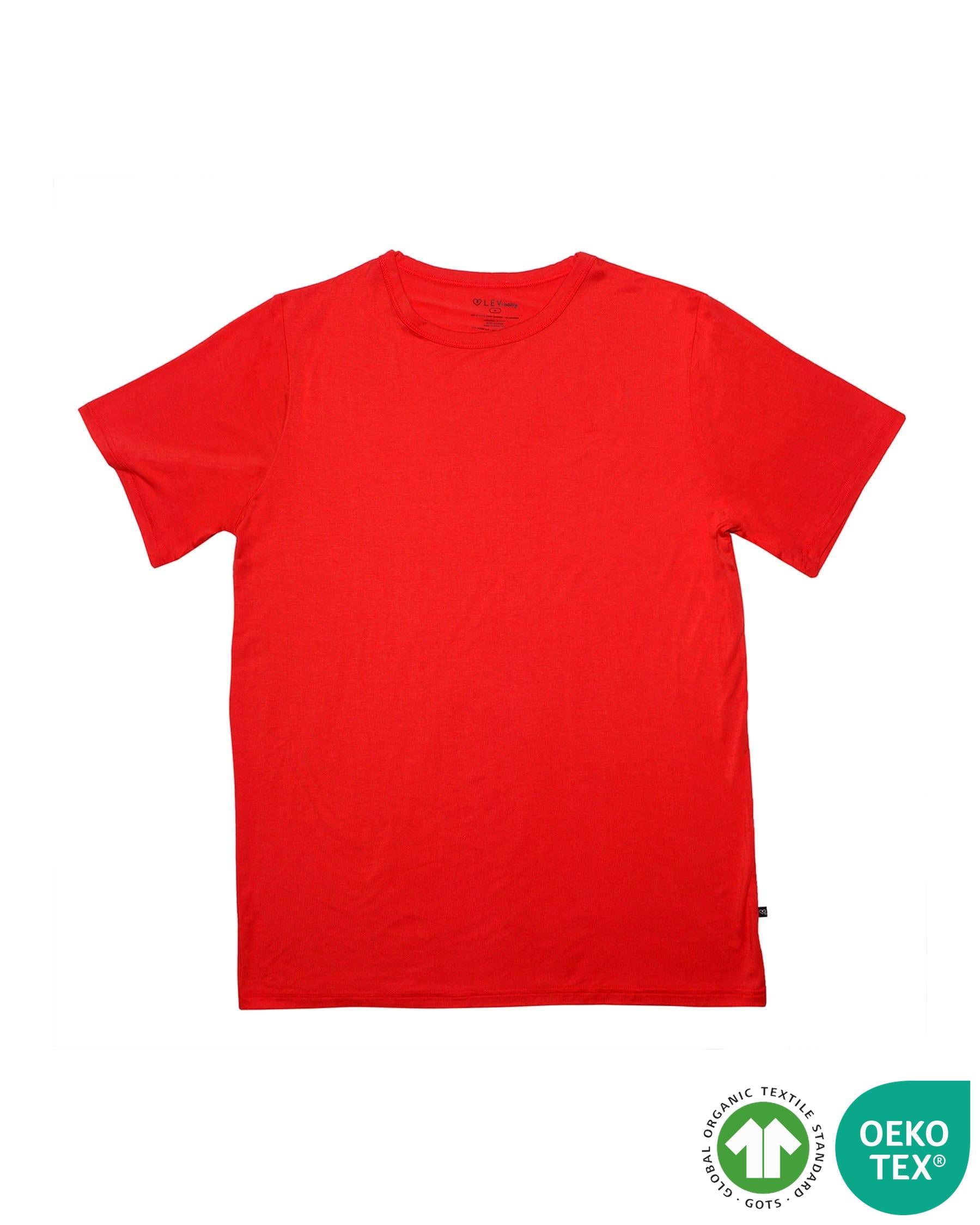 Tomato Red Men's Lounge Top