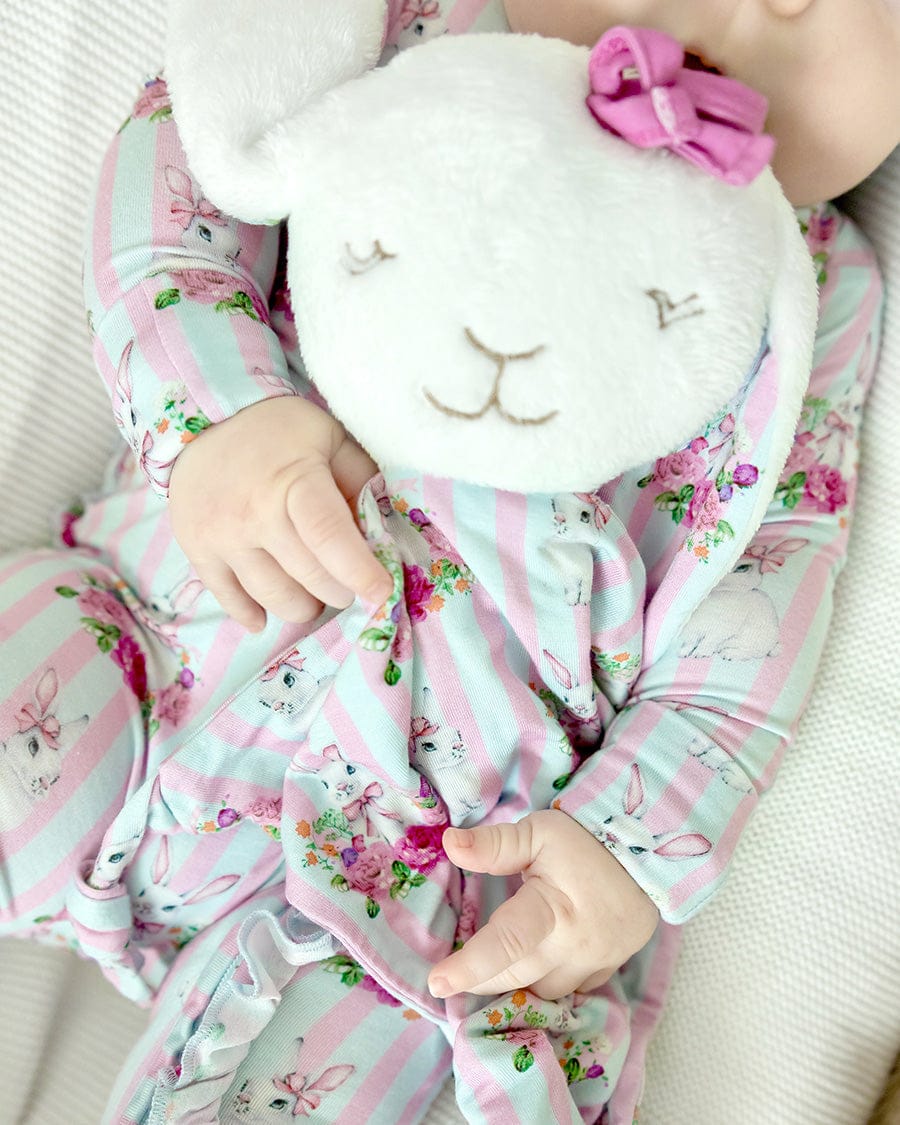 Palmer Ruffled Zippered Footie